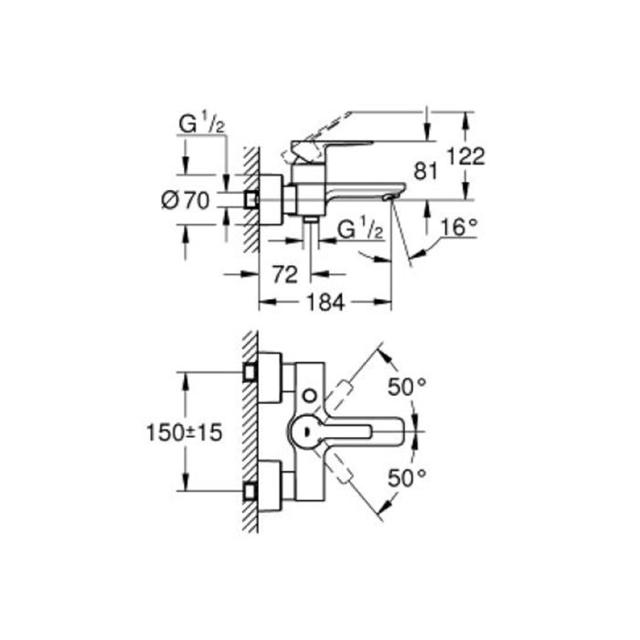 PIPA GROHE LINEARE NEW ZA KAD 33849 001