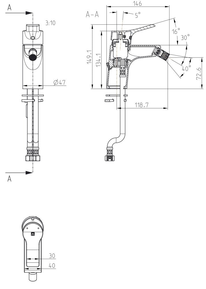 PIPA UNITAS 00590 LINO ZA BIDE l50
