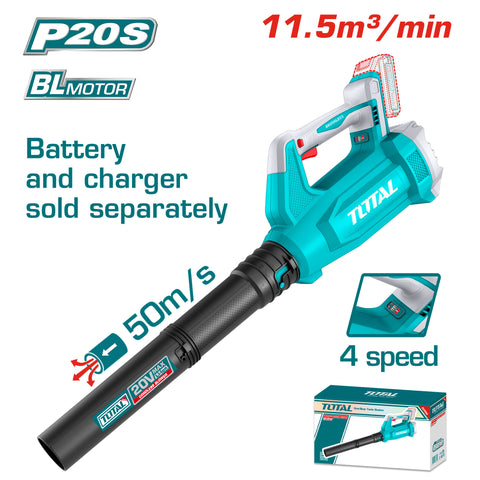 Akumulatorsko puhalo 20000rpm /11.5m3 /20V/2.0Ah-7.5Ah/P20S/ INDUSTRIAL (Brez baterije) (TABLI20508)