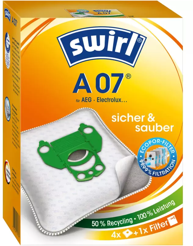 Swirl vrečke za sesalec A07