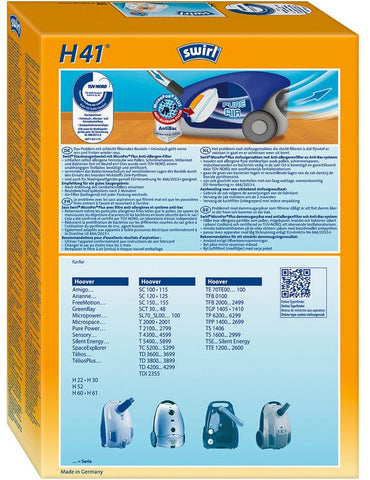 Swirl vrečke za sesalec H41