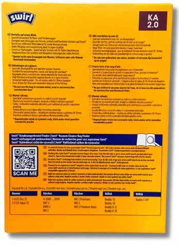 Swirl vrečke za sesalec KÄ 2