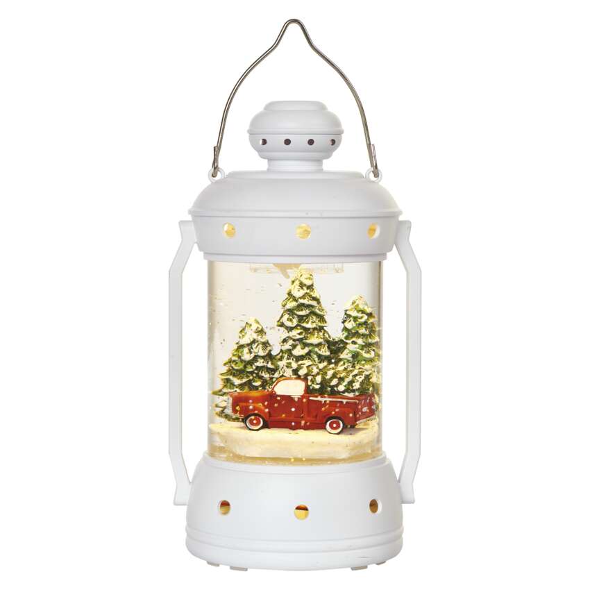 LED božična laterna, 19,5 cm, 3x AA, notranja, topla bela, časovnik