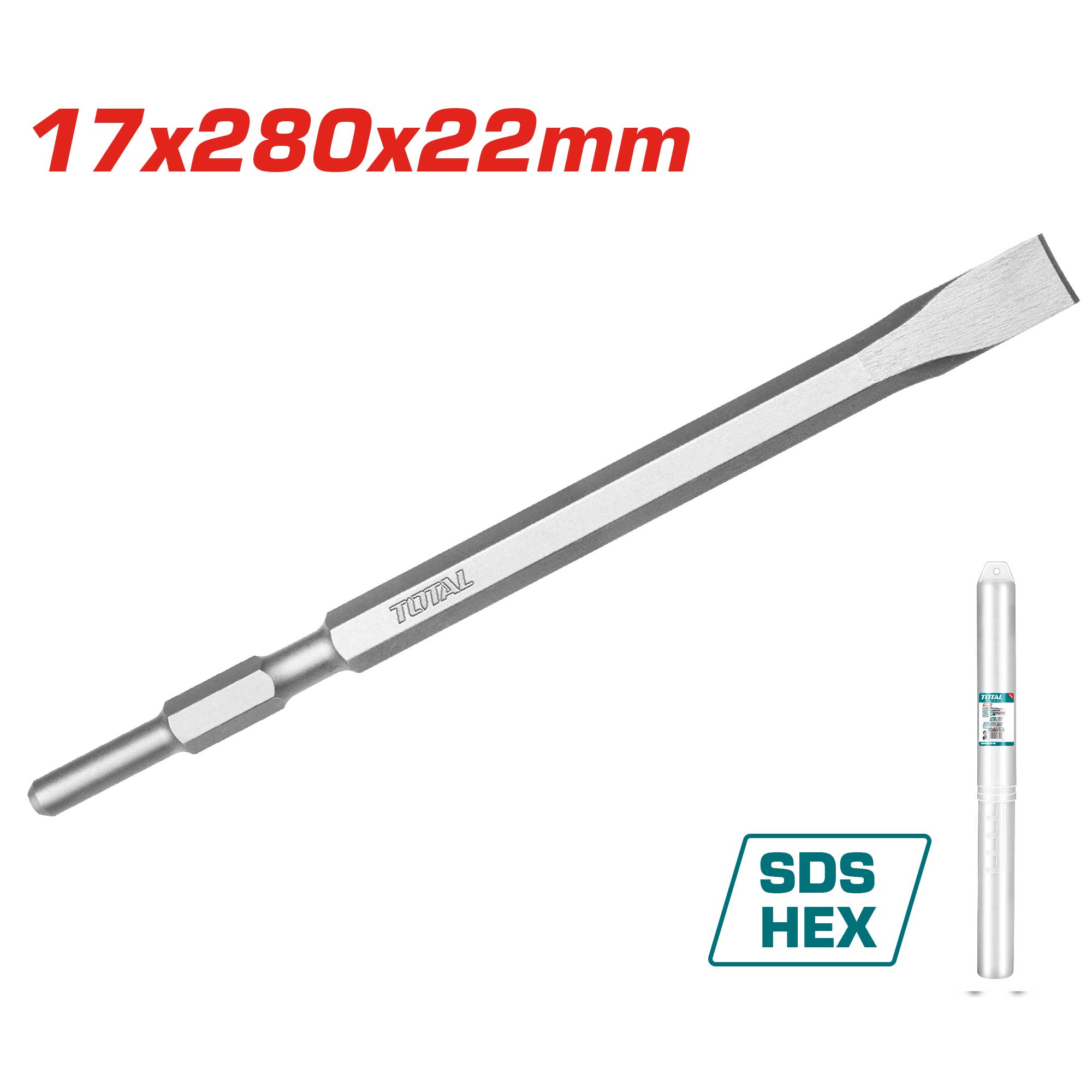 SDS HEX dleto 17x280x22mm /INDUSTRIAL (TAC153172) TOTAL