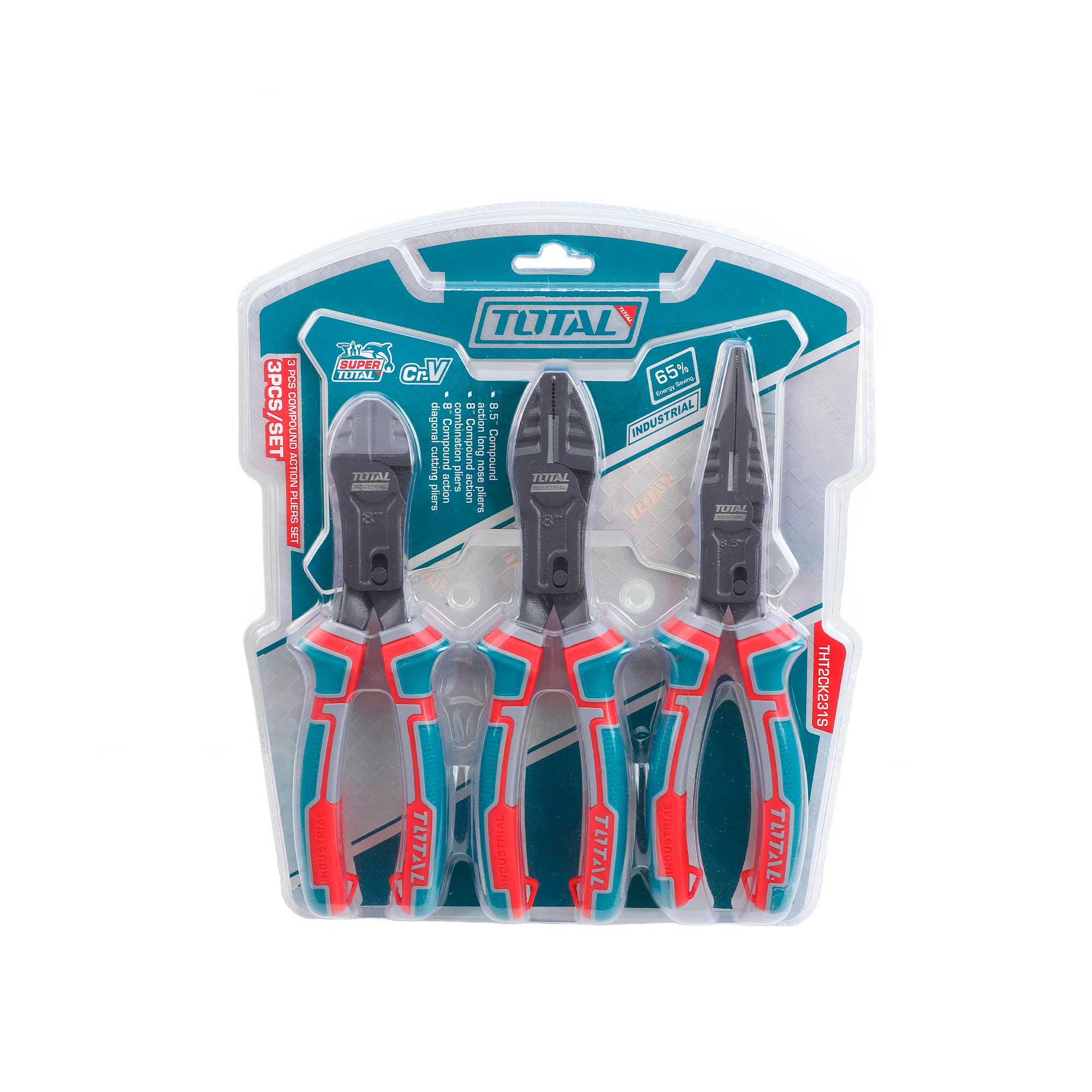 3-delni set klešče / -65% energije/ INDUSTRIAL (THT2CK231S)