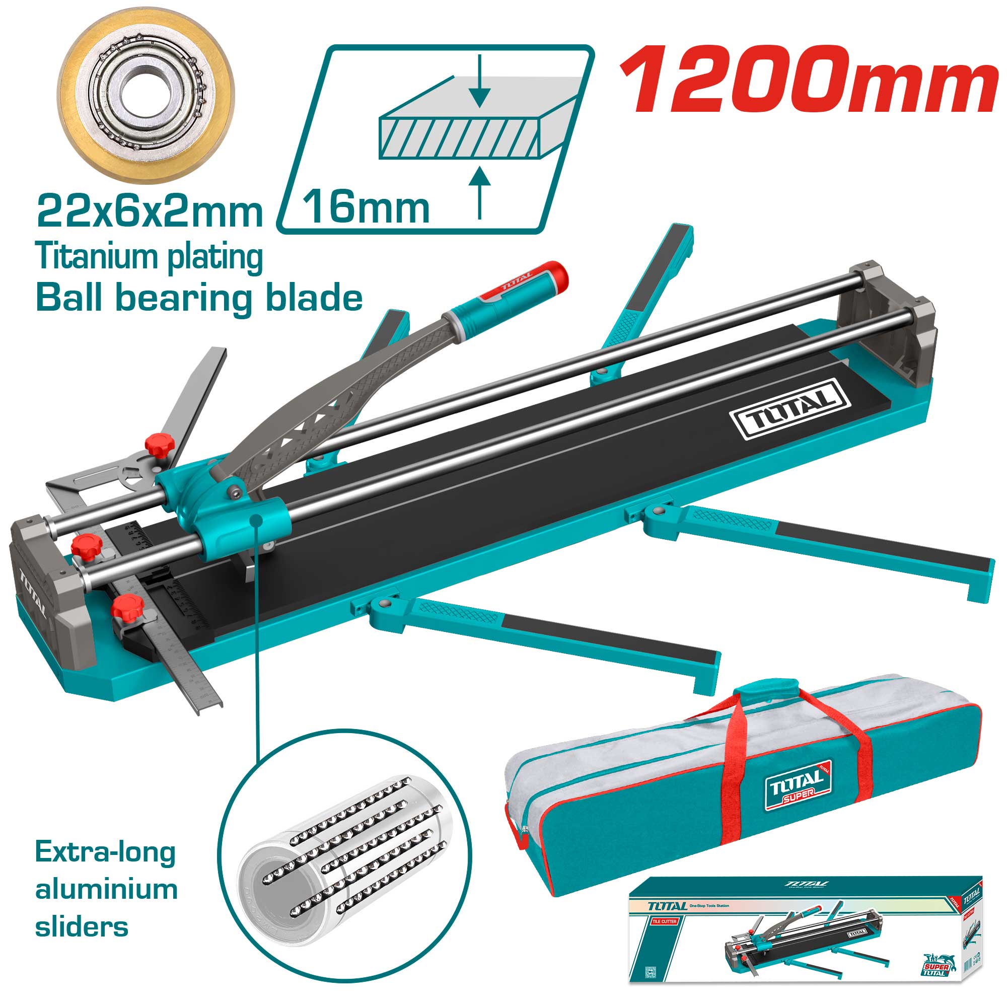 Rezalnik ploščic 1200mm /Torba /INDUSTRIAL (THT571201)
