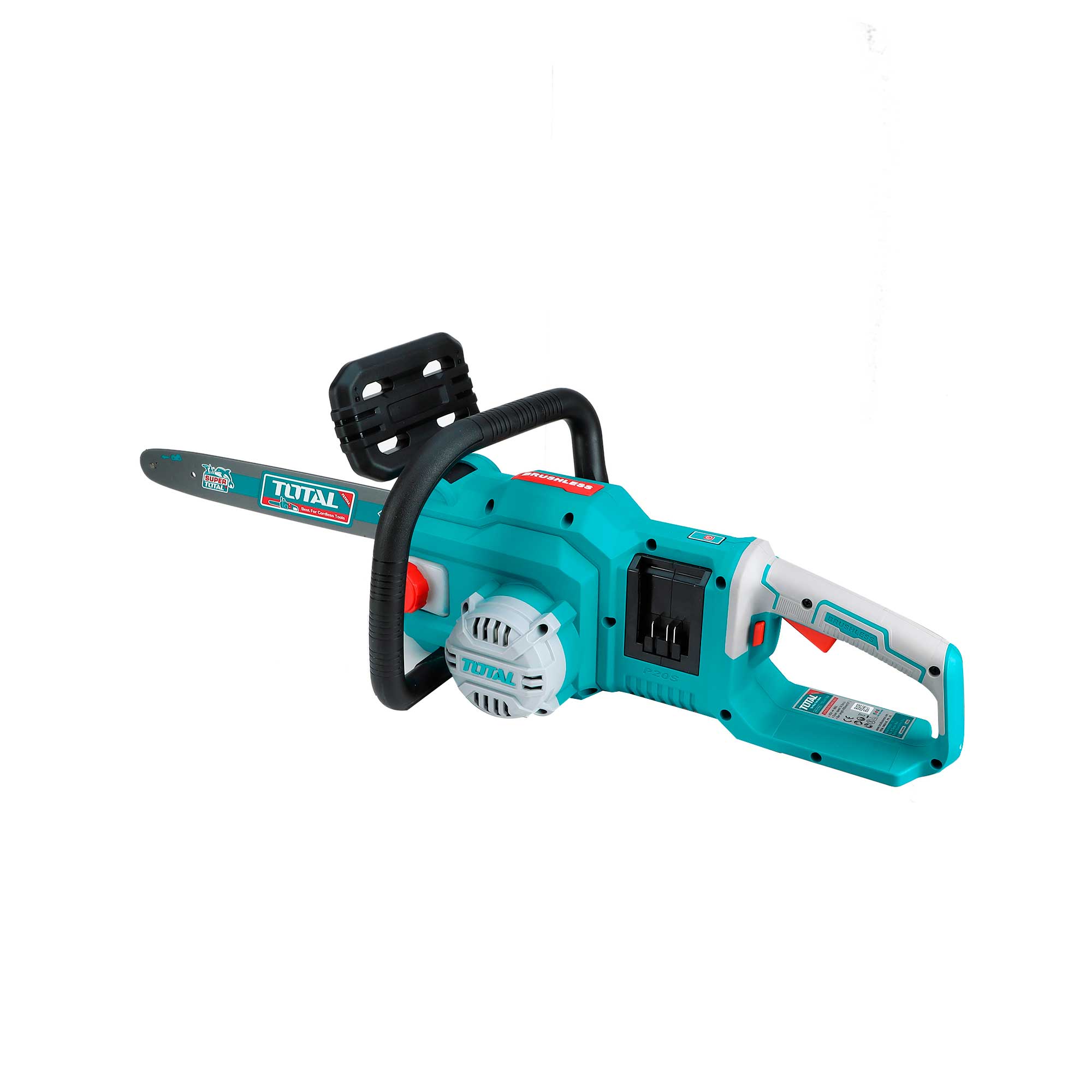 Akumulatorska verižna žaga 20V/14,5m/s/ 400mm/P20S/ INDUSTRIAL (SET Baterija 2x4Ah, Polnilec) (TGSLI401682) TOTAL