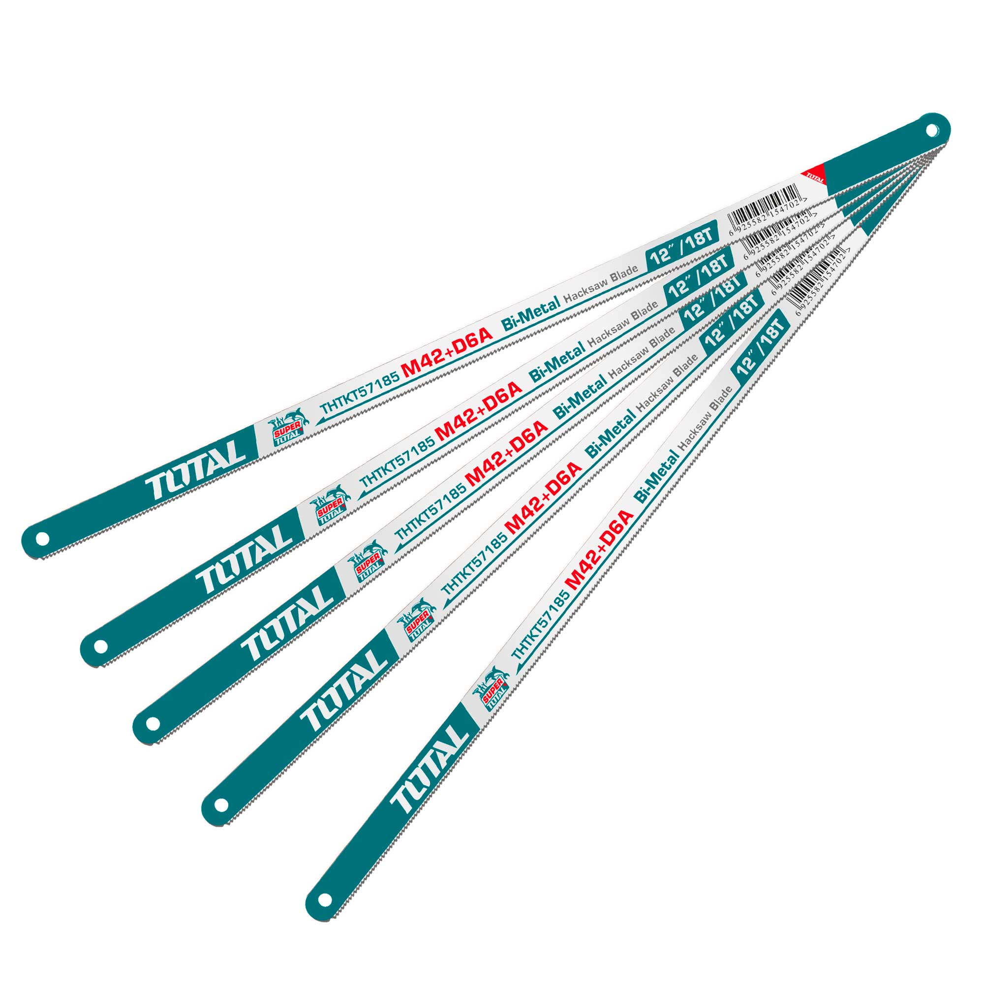 Set bimetalskih rezil za ročno žago za kovino 300mm /M42+D6A /5pcs /INDUSTRIAL (THTKT57185)