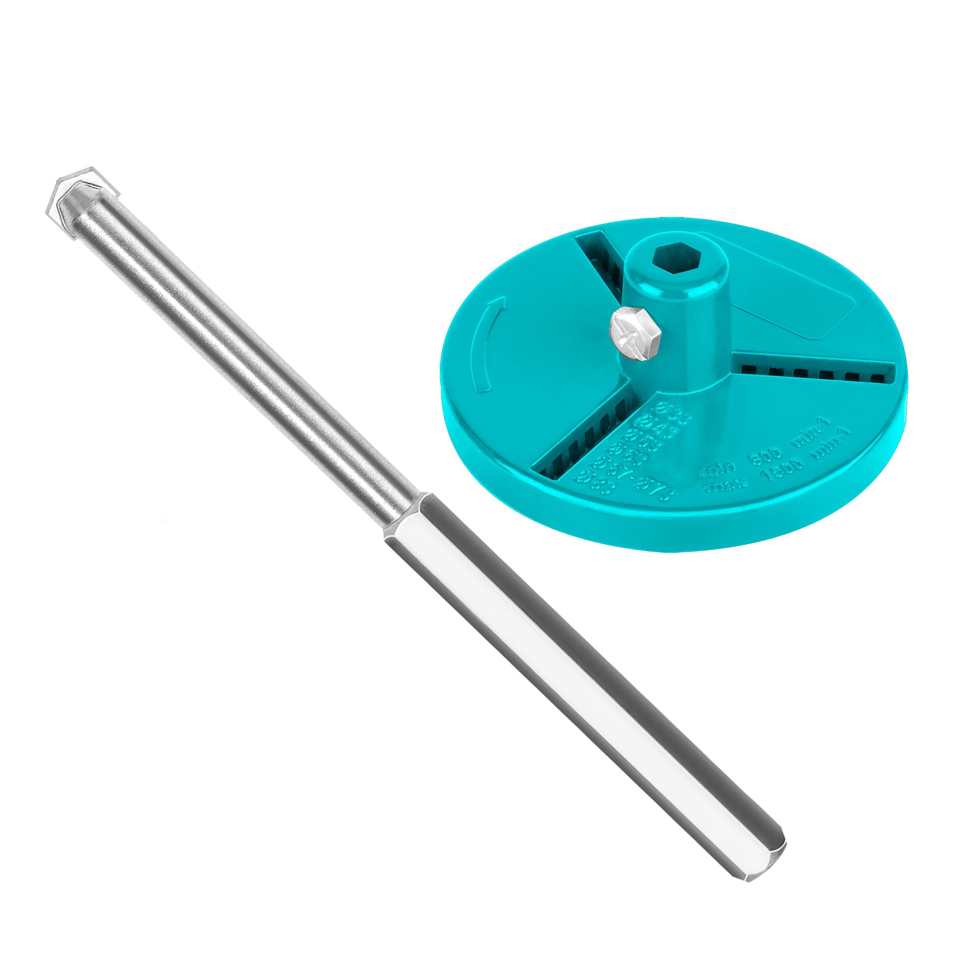 Centrirni sveder za karbidne kronske žage 800-1600prm / 33mm- 83mm (TAC4203) TOTAL