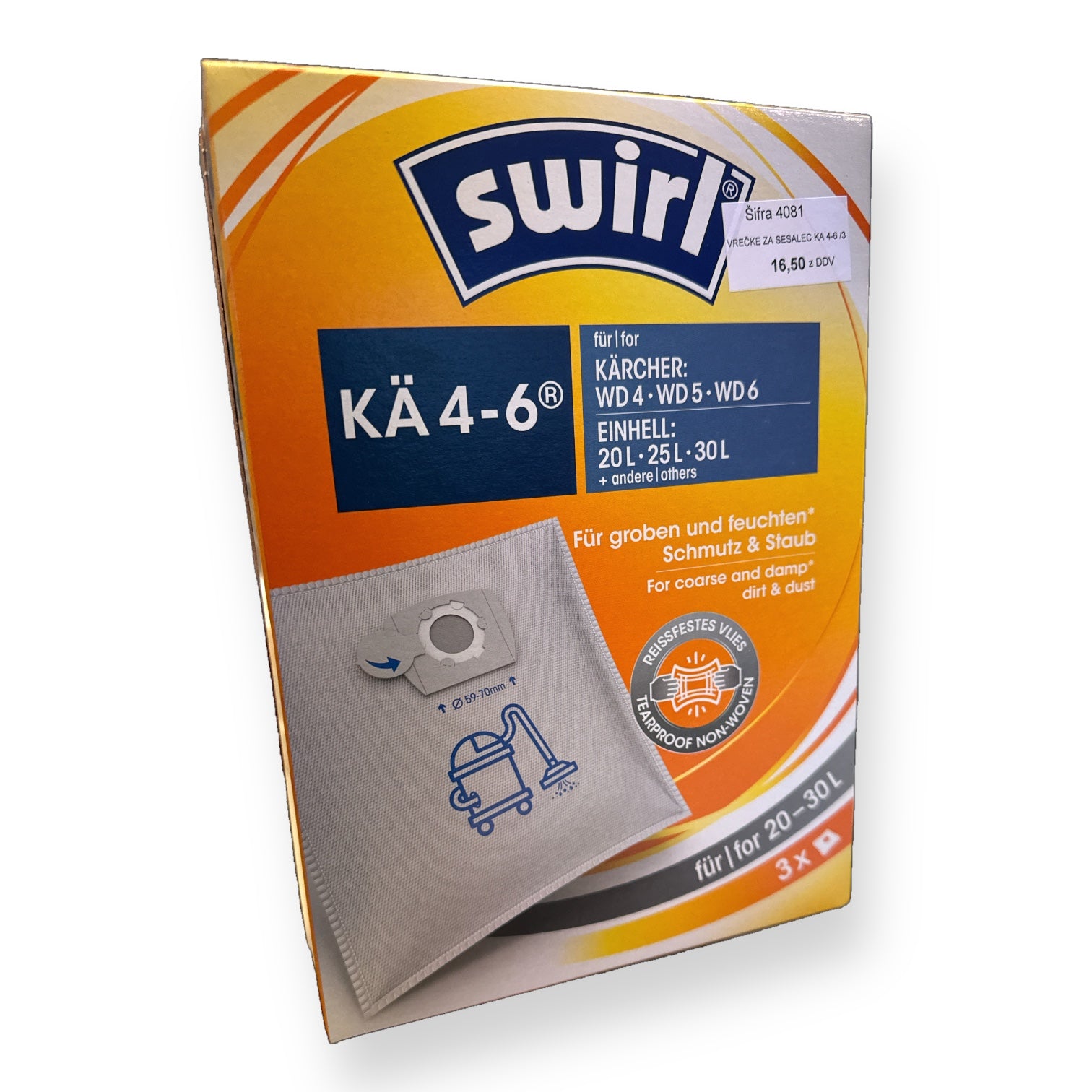 Swirl vrečke za sesalec KA 4-6