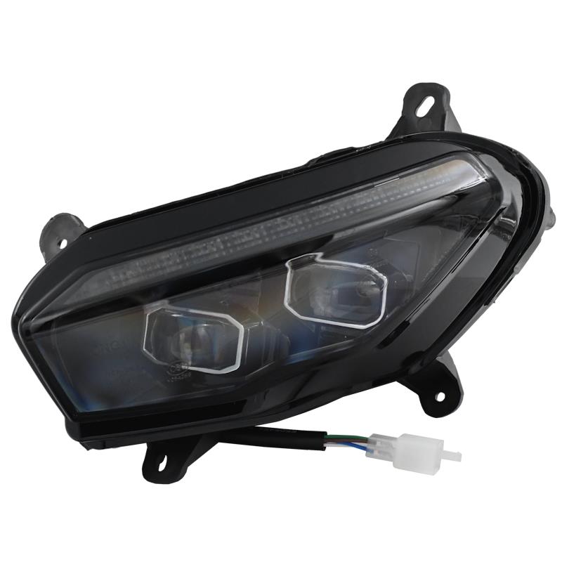 Svetilka prednja 2 led diodi - leva - Longjia Pista - skuter