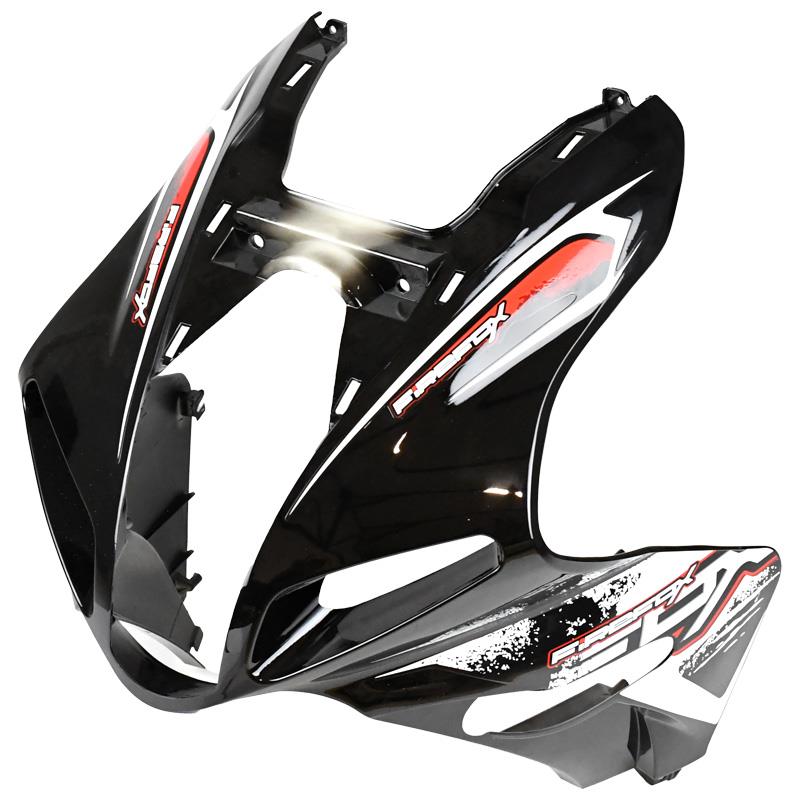 Prednja maska Longjia Firefox črna - skuter