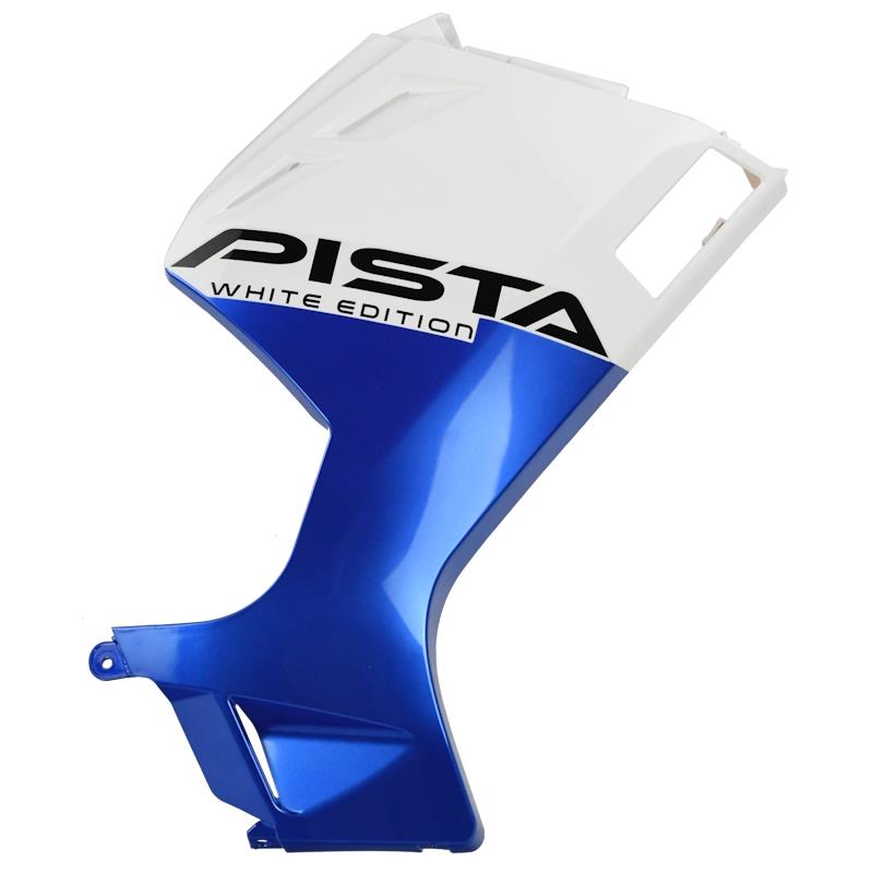 Spodnji del maske desni - moder - Longjia Pista - skuter