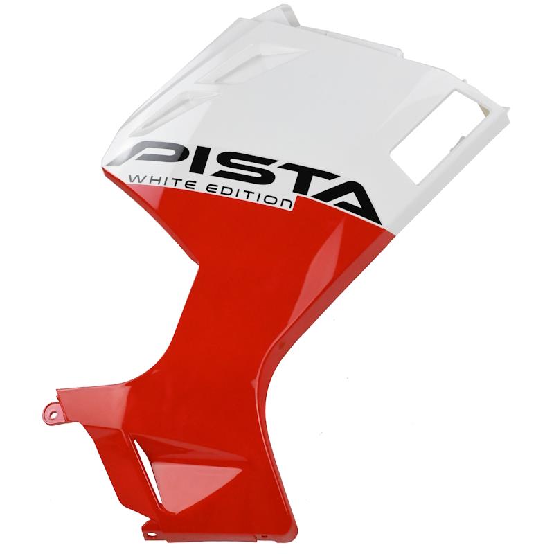 Spodnji del maske desni - rdeč - Longjia Pista - skuter