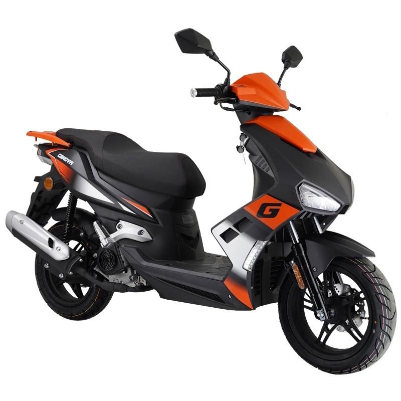 SKUTER VIPARD GENOVA 45 km/h - ČRN/ORANŽEN