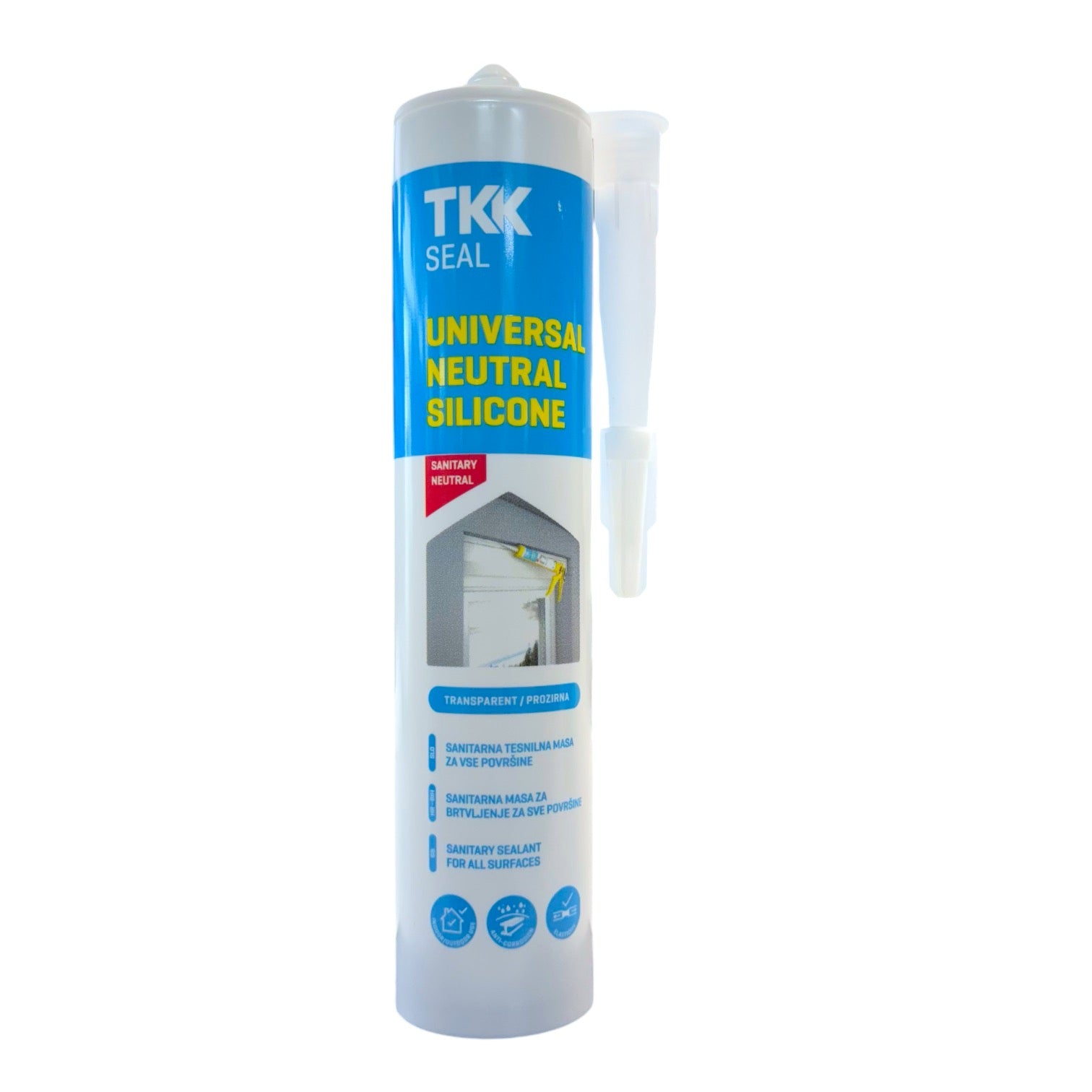 Tkk Universalni Neutralni silikon sanitar neutral Transparentni