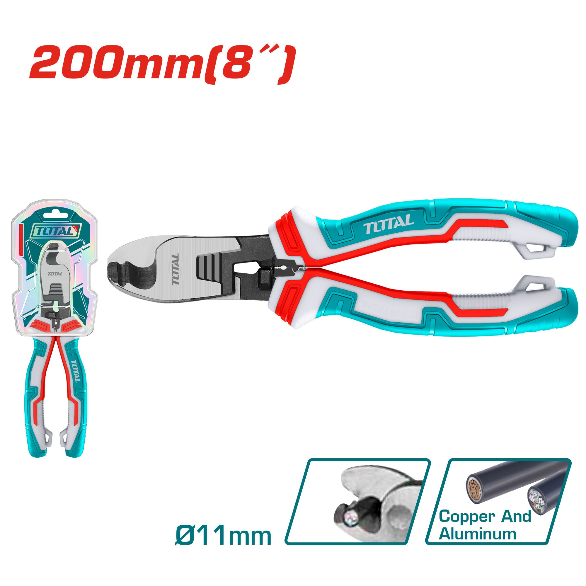 Ščipalne klešče za kable 200mm / INDUSTRIAL (THT11581)