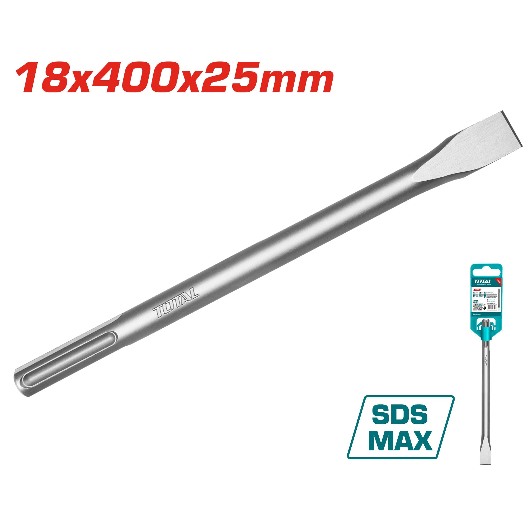 SDS max dleto 18x400x25mm (TAC15221821) TOTAL