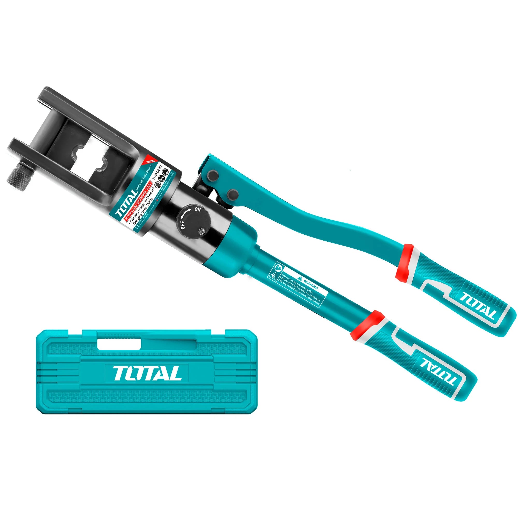 Hidravlične krimp klešče za stiskanje Cu16-240mm /70KN (THCT0240) TOTAL