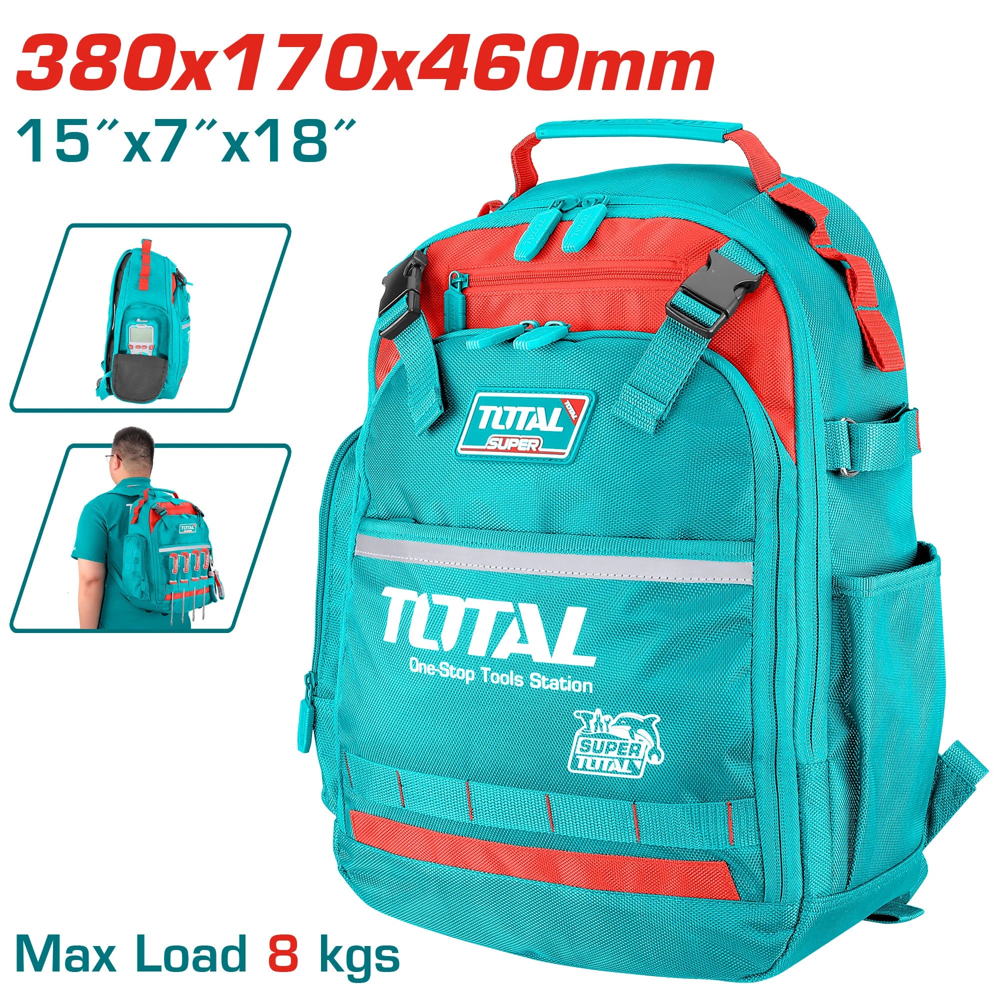 Nahrbtnik za orodje 025 8kg/ INDUSTRIAL (THBP02025) TOTAL
