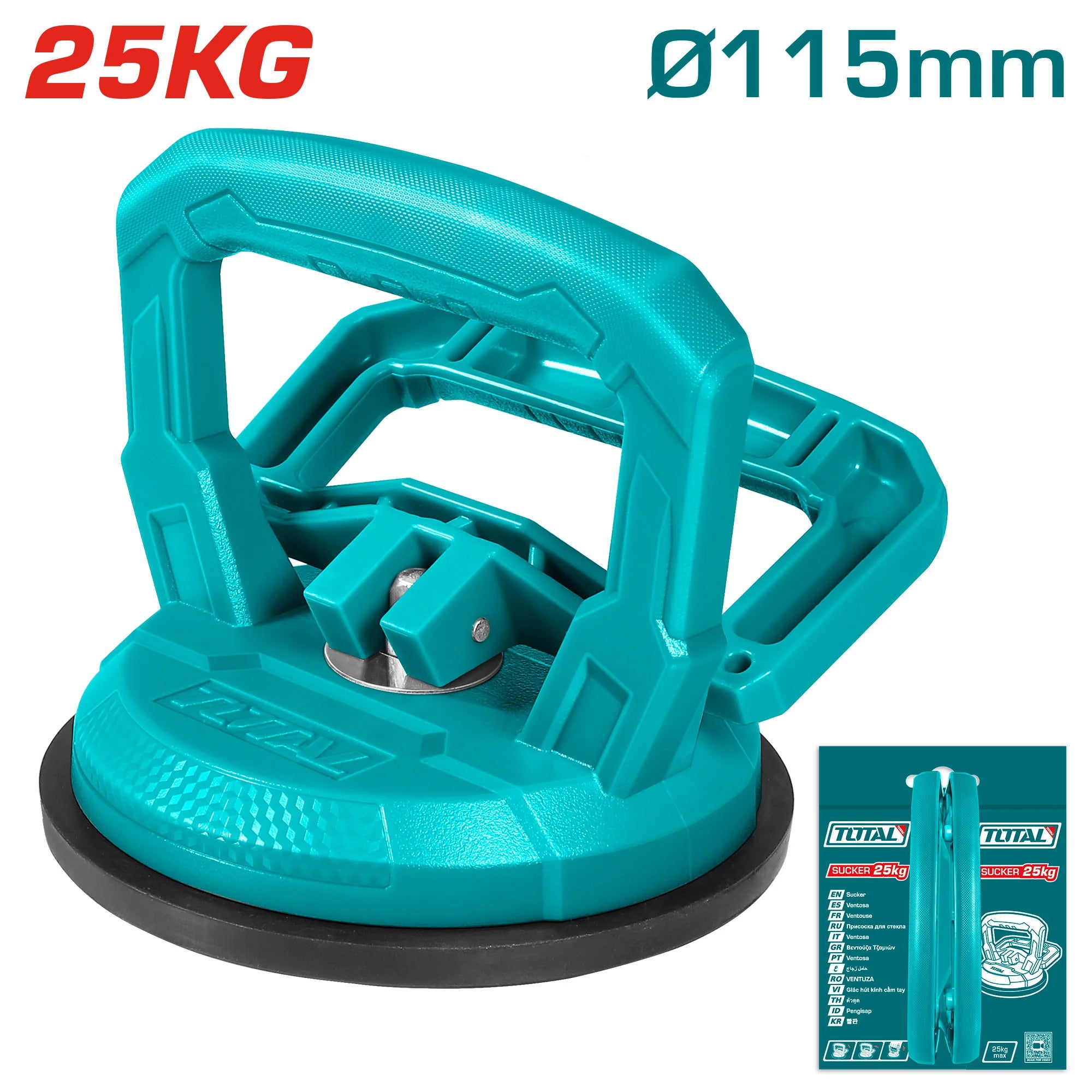 Vakumsko držalo za steklo do 25kg/115 mm (TSP01251) TOTAL