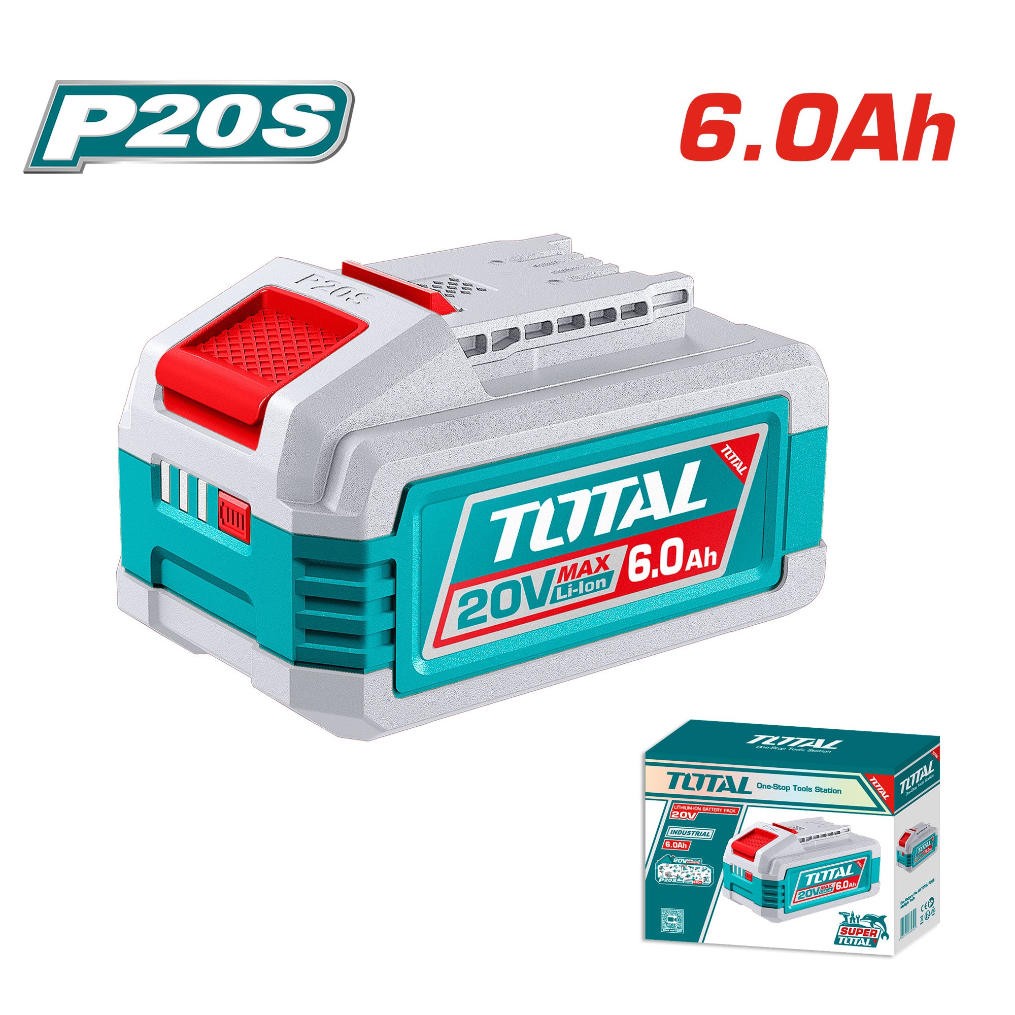 Litij-ionska baterija 6.0Ah, 20V/P20S/ INDUSTRIAL (TFBLI2126) TOTAL