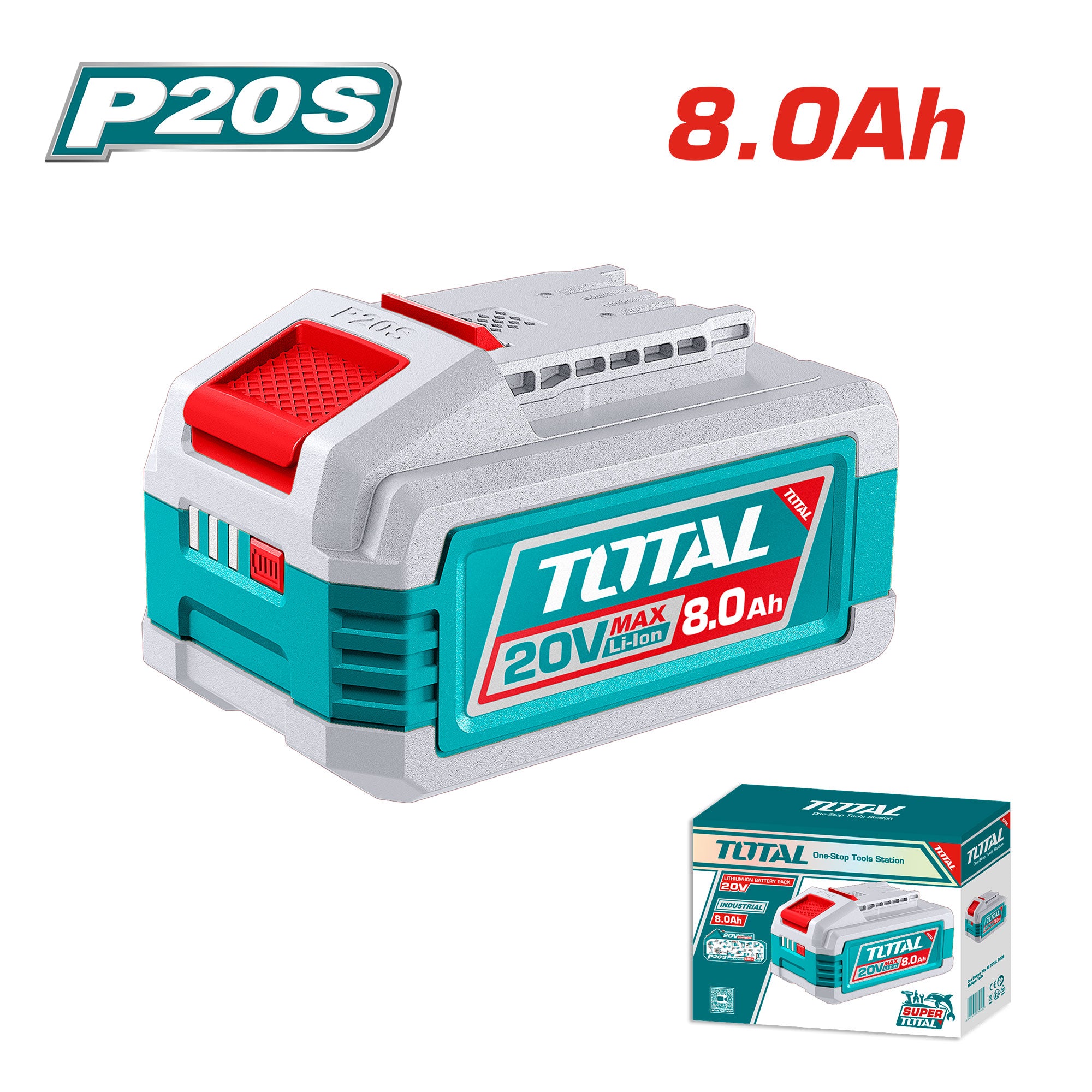 Litij-ionska baterija 8.0Ah, 20V/P20S/ INDUSTRIAL (TFBLI2128) TOTAL