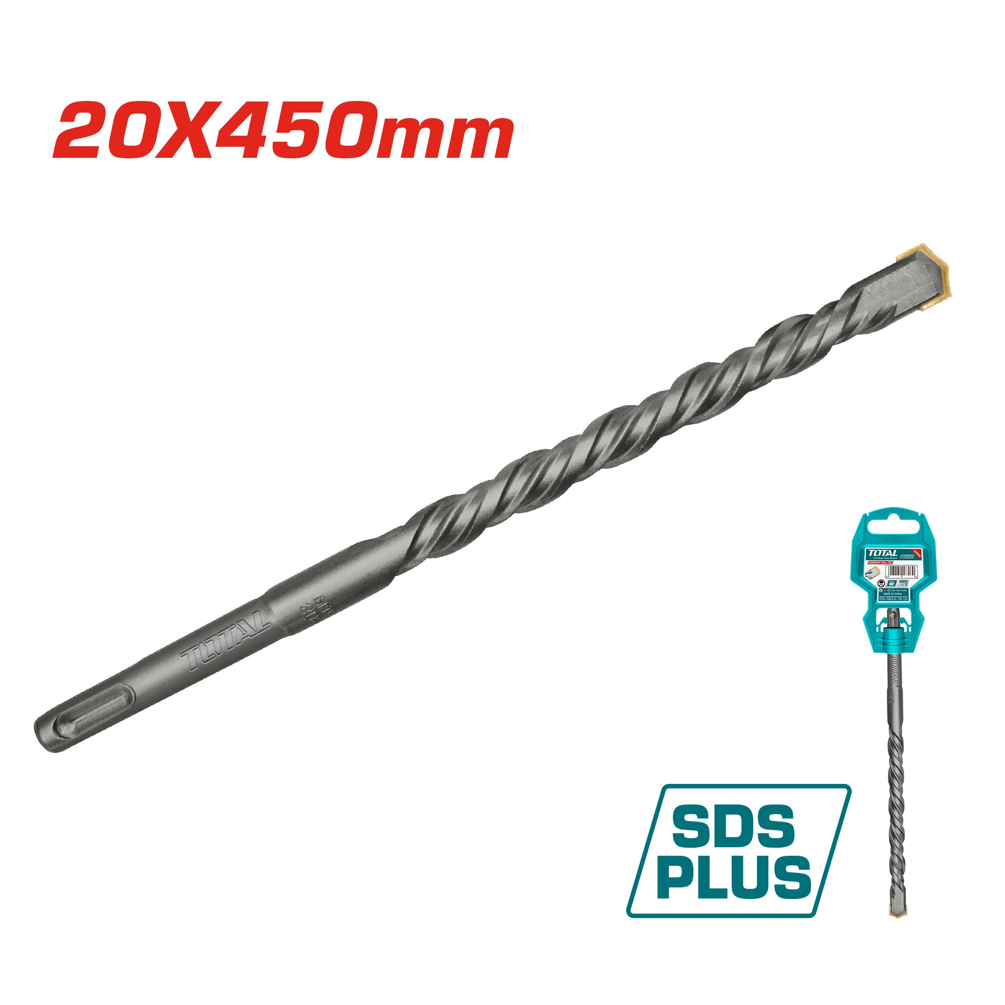 SDS plus sveder 20x450mm INDUSTRIAL (TAC312004) TOTAL