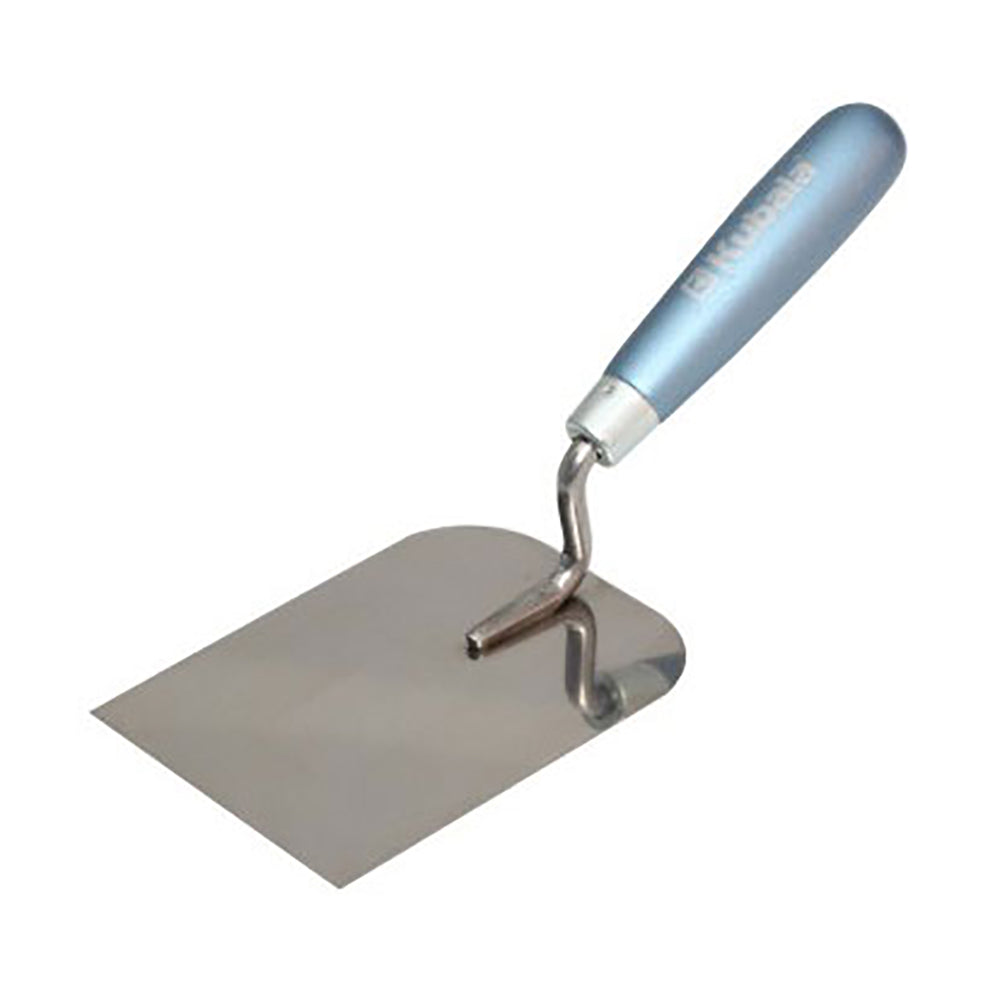 KUBALA LOPATICA ZA MAVČENJE Raven vrat, lesen lakiran ročaj, inox. (50 mm-120 mm)
