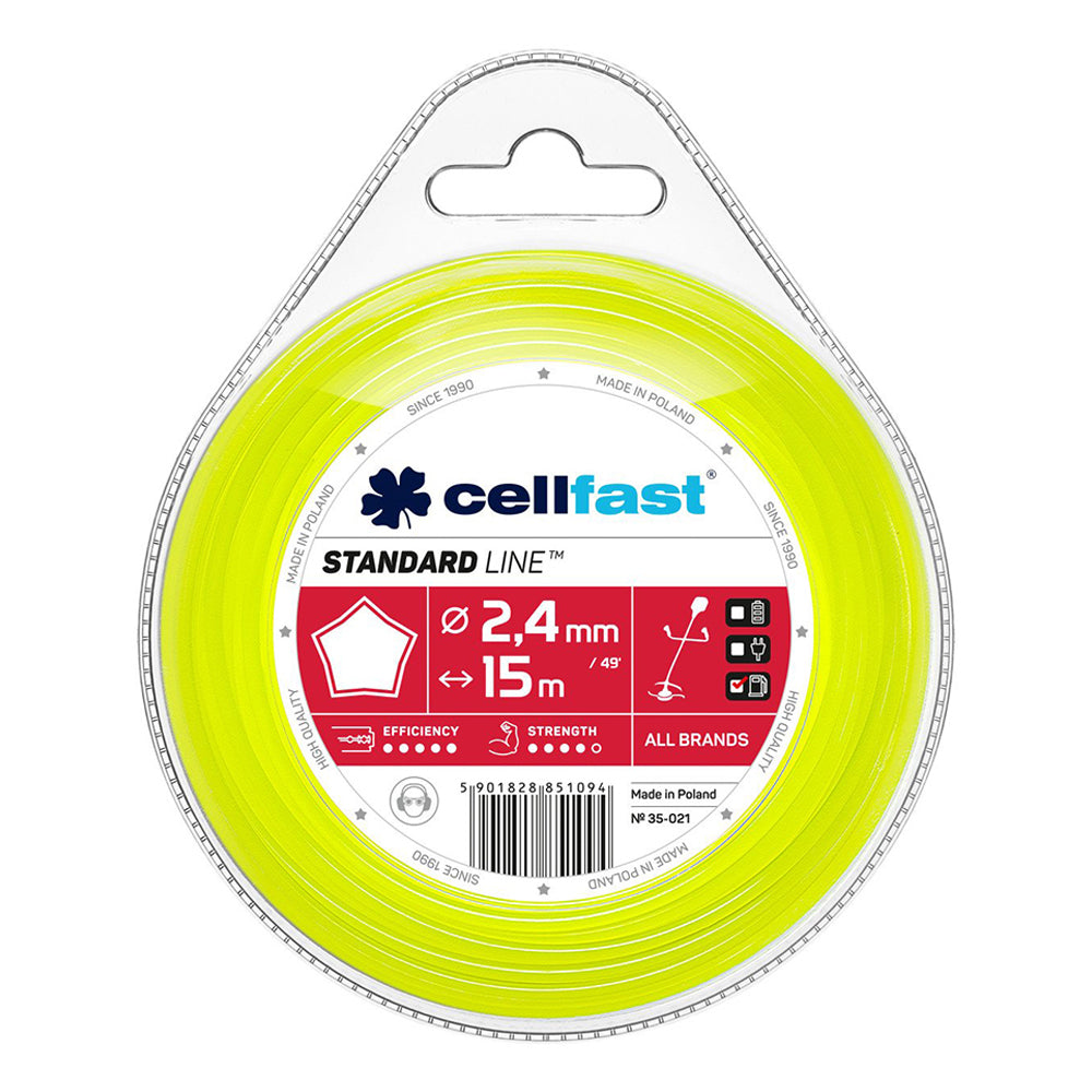 CELLFAST NITKA ZA KOSILNICO Najlon, zvezda. 3,0mm/15m