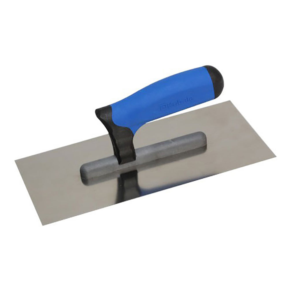 KUBALA GLADILKA ZIDARSKA Ročaj BI, inox. (270x130mm/gladka-270x130mm/polkrožni zob)