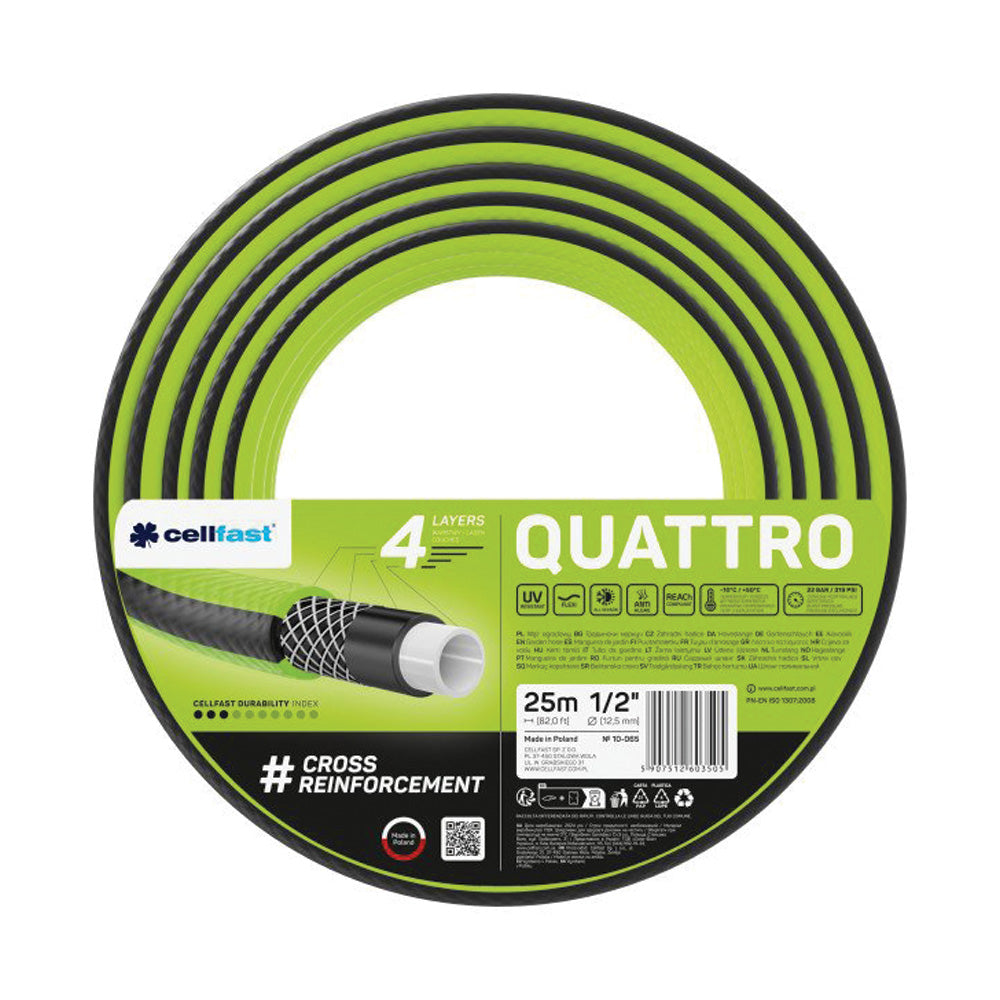 CELLFAST CEV ZA VODO QUATTRO Štirislojna cev. 1/2''-15m/20bar