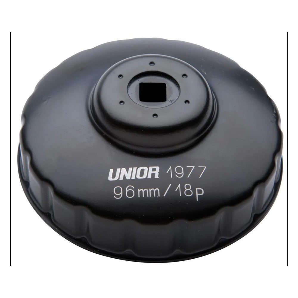 UNIOR KLJUČ ZA OLJNI FILTER 3/8" ART.1977/6 Za zategovanje in odtegovanje filtrov. 14P - 76 mm - rebrast (620952)