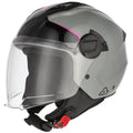 ČELADA JET ACERBIS LEVANTE - SIVA / ROZA