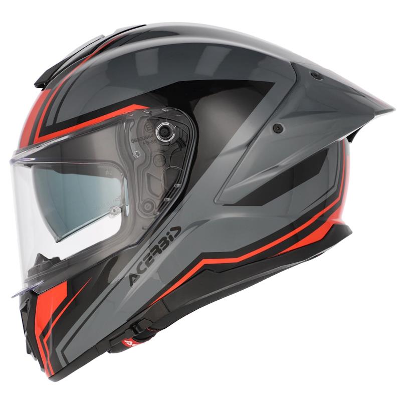 ČELADA ACERBIS TARMAK-X - SIVA / RDEČA