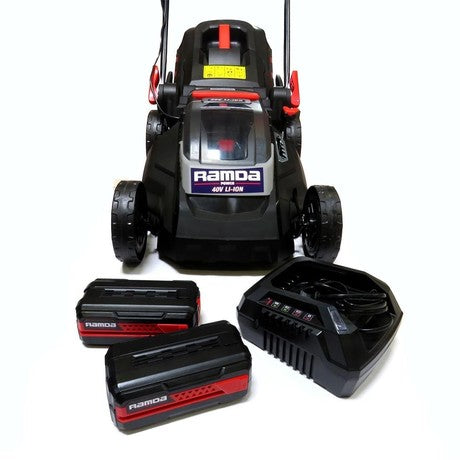 RAMDA KOSILNICA BATERI. 40V, 38cm, 2x BATERI. 4.0Ah+POLNILEC