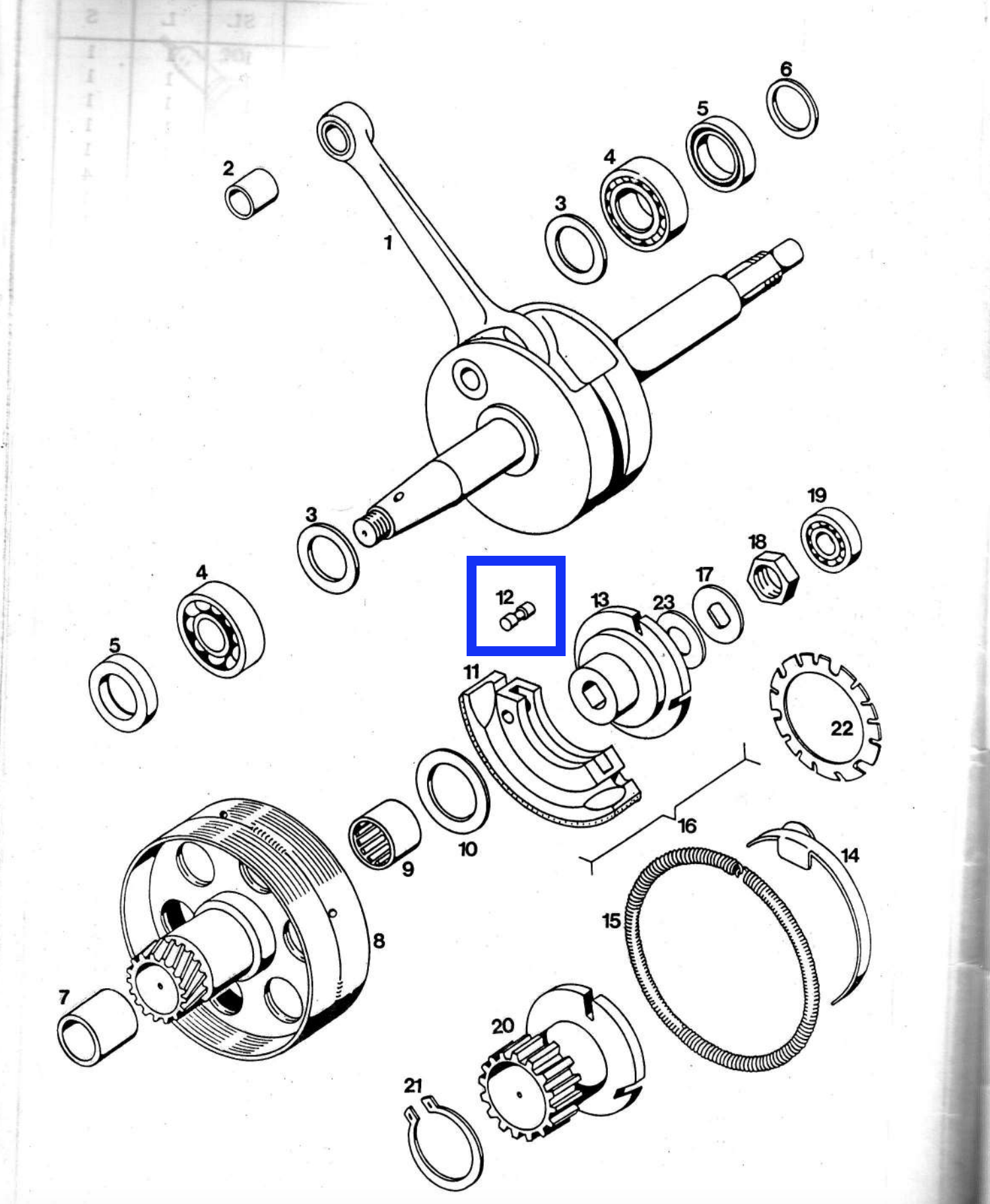 Zatič čeljusti sklople za Tomos A3 5x14mm (209004)