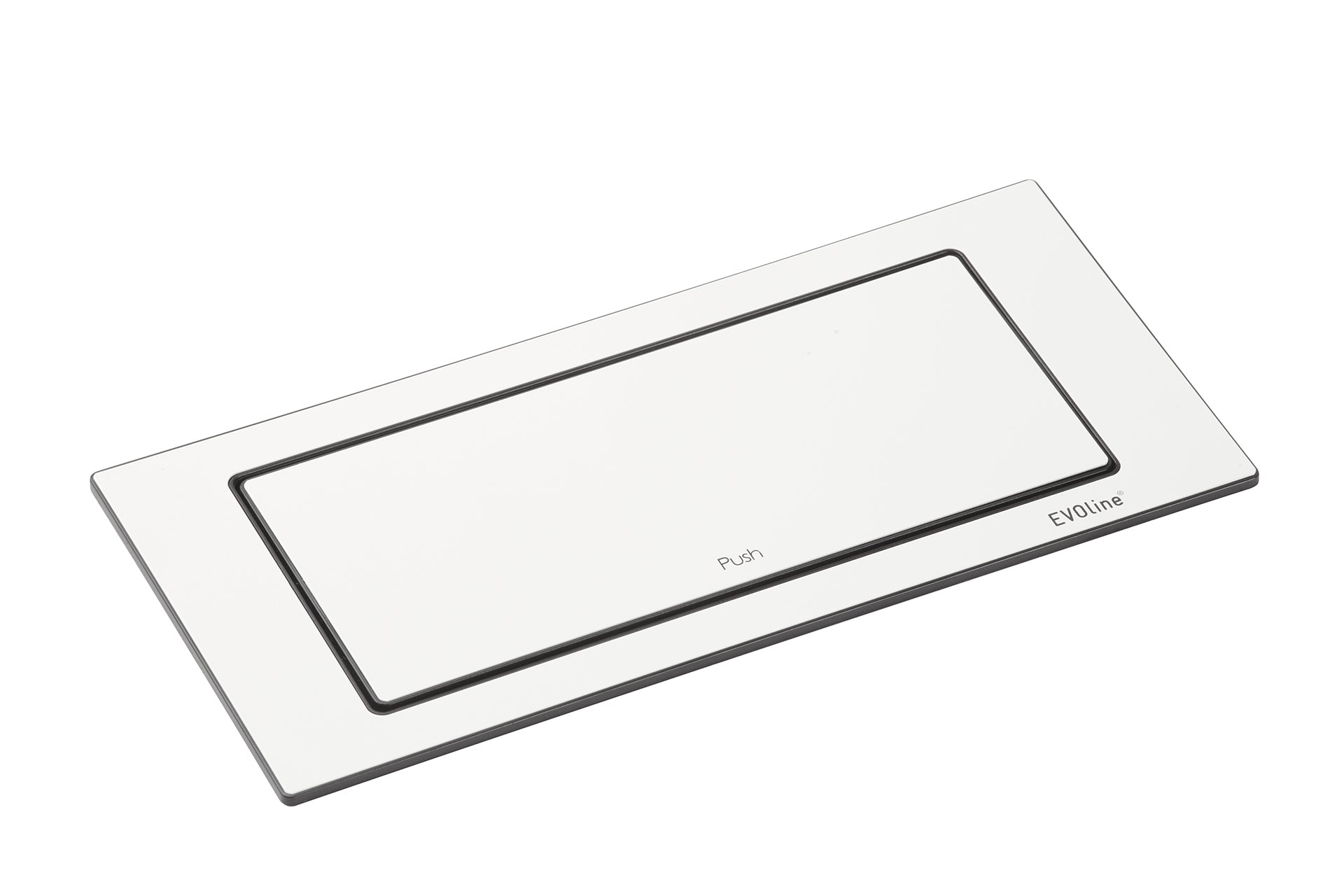 Vgradna vtičnica EVOLINE BackFlip  2 x Schuko vtičnici 1xUSB-C Bela barva