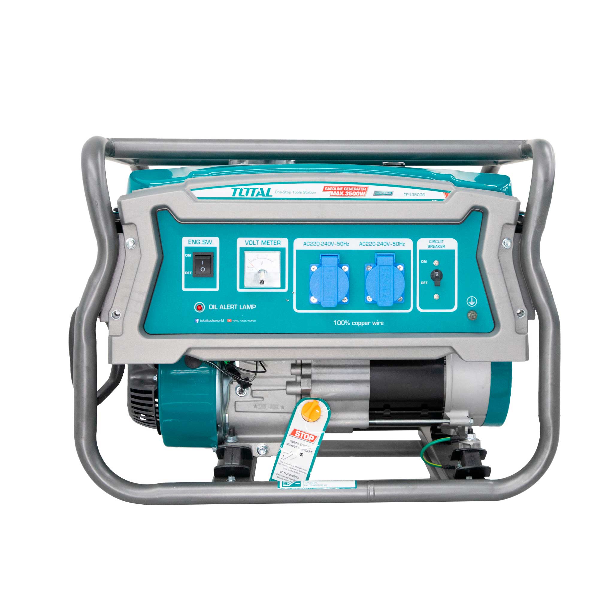 Generator bencinski 3,5KW, 15L/8hp/11hours/3000rpm /K-start / INDUSTRIAL (TP135006)