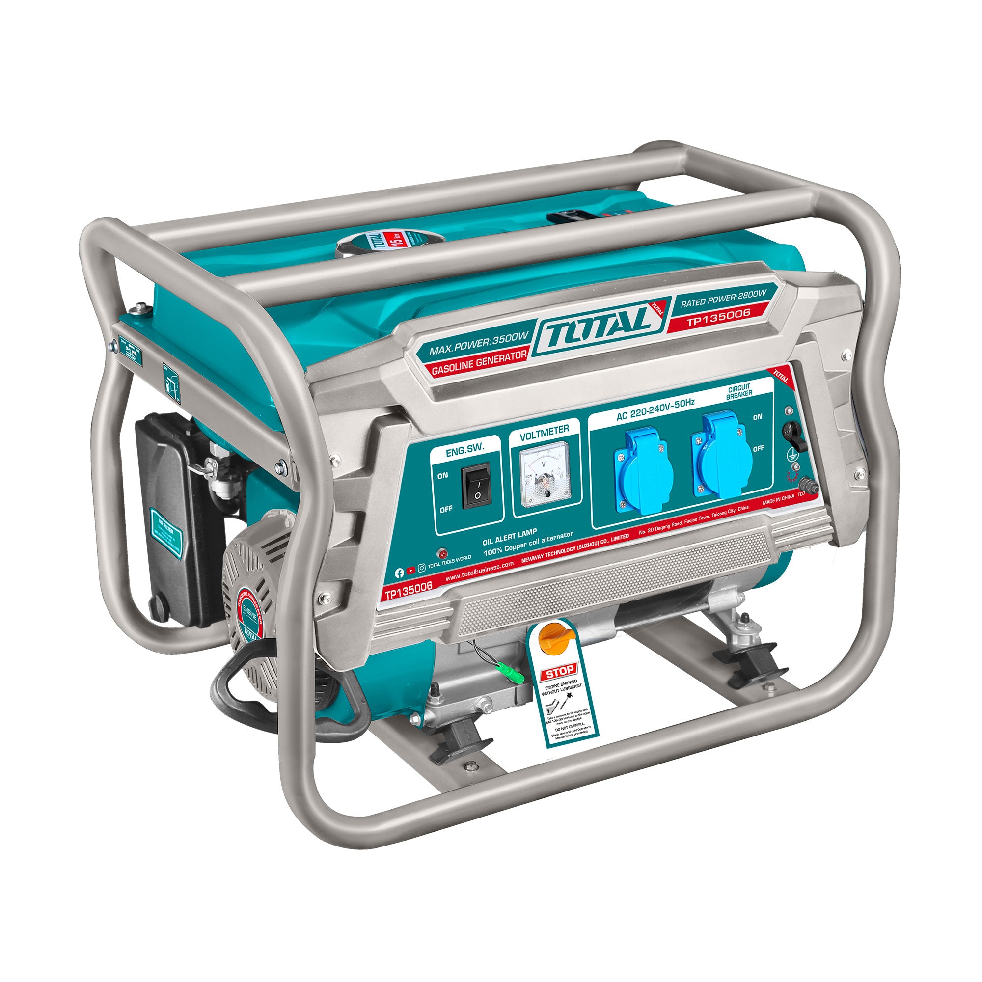 Generator bencinski 3,5KW, 15L/8hp/11hours/3000rpm /K-start / INDUSTRIAL (TP135006)