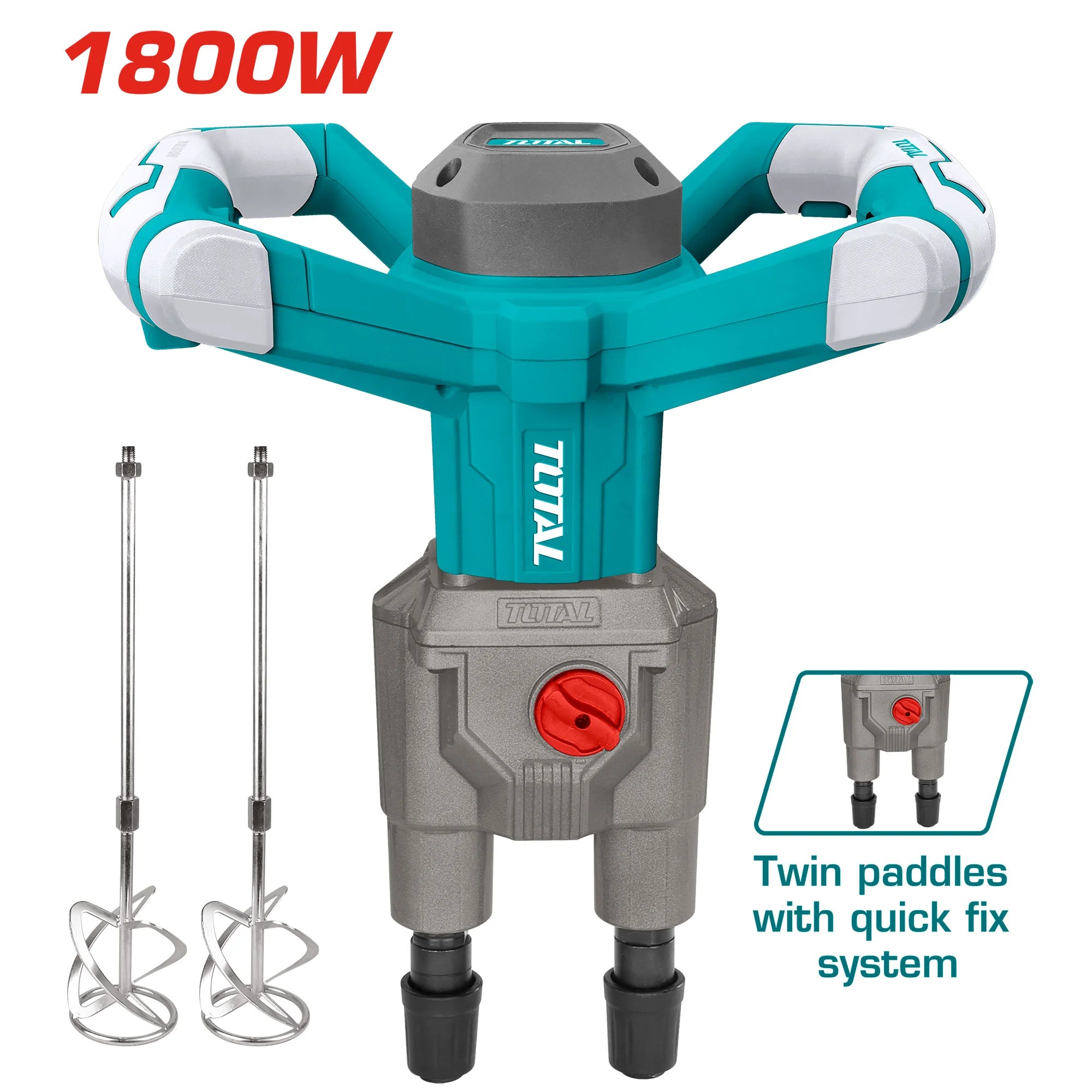 Mešalnik električni 1800W, 680rpm/ INDUSTRIAL (TD616006) TOTAL