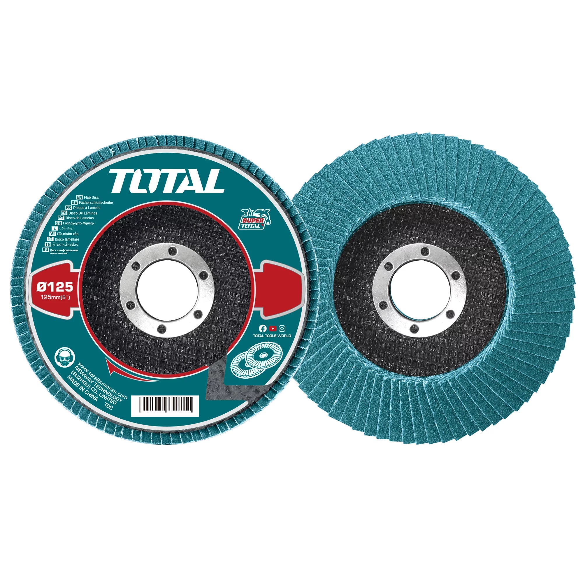 Krožni disk cirkonij 125×22 mm, P60 (TAC641252) TOTAL
