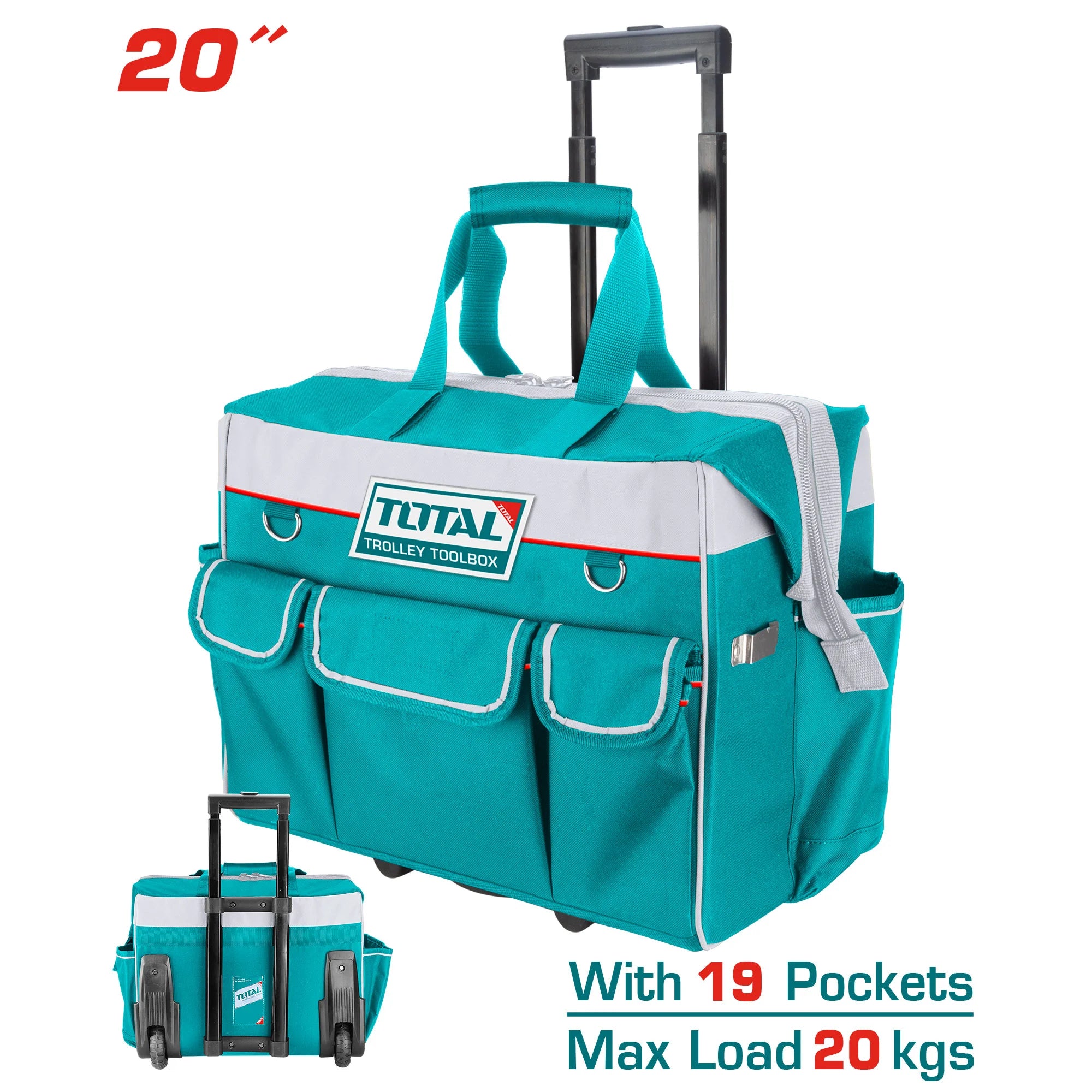 Trda torba za orodje 20 kg, 45x28x36cm / INDUSTRIAL (THRRTB2012) TOTAL