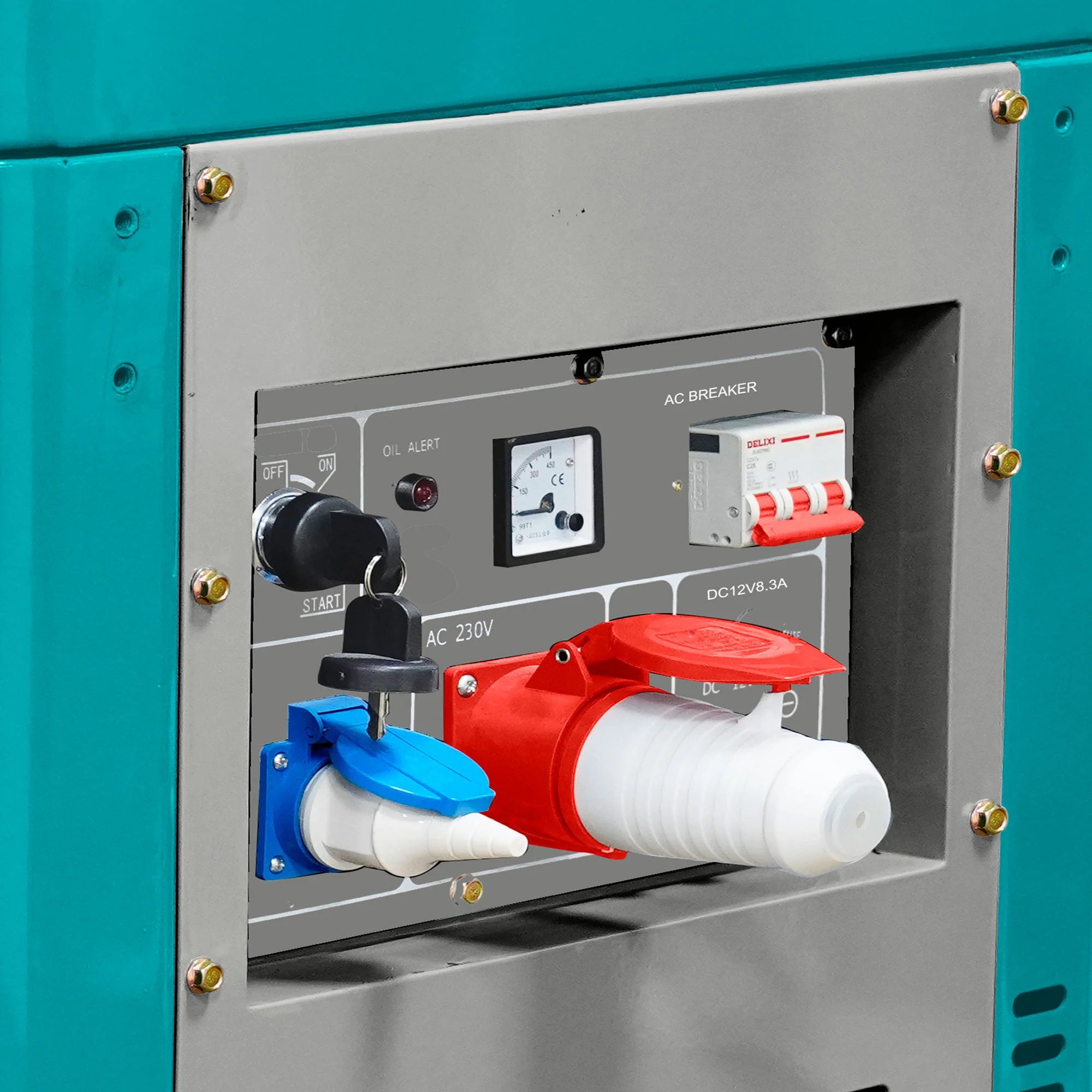 Tihi dizelski generator 8kW, 25L/9KM/9ur/3000rpm (TP280003) TOTAL