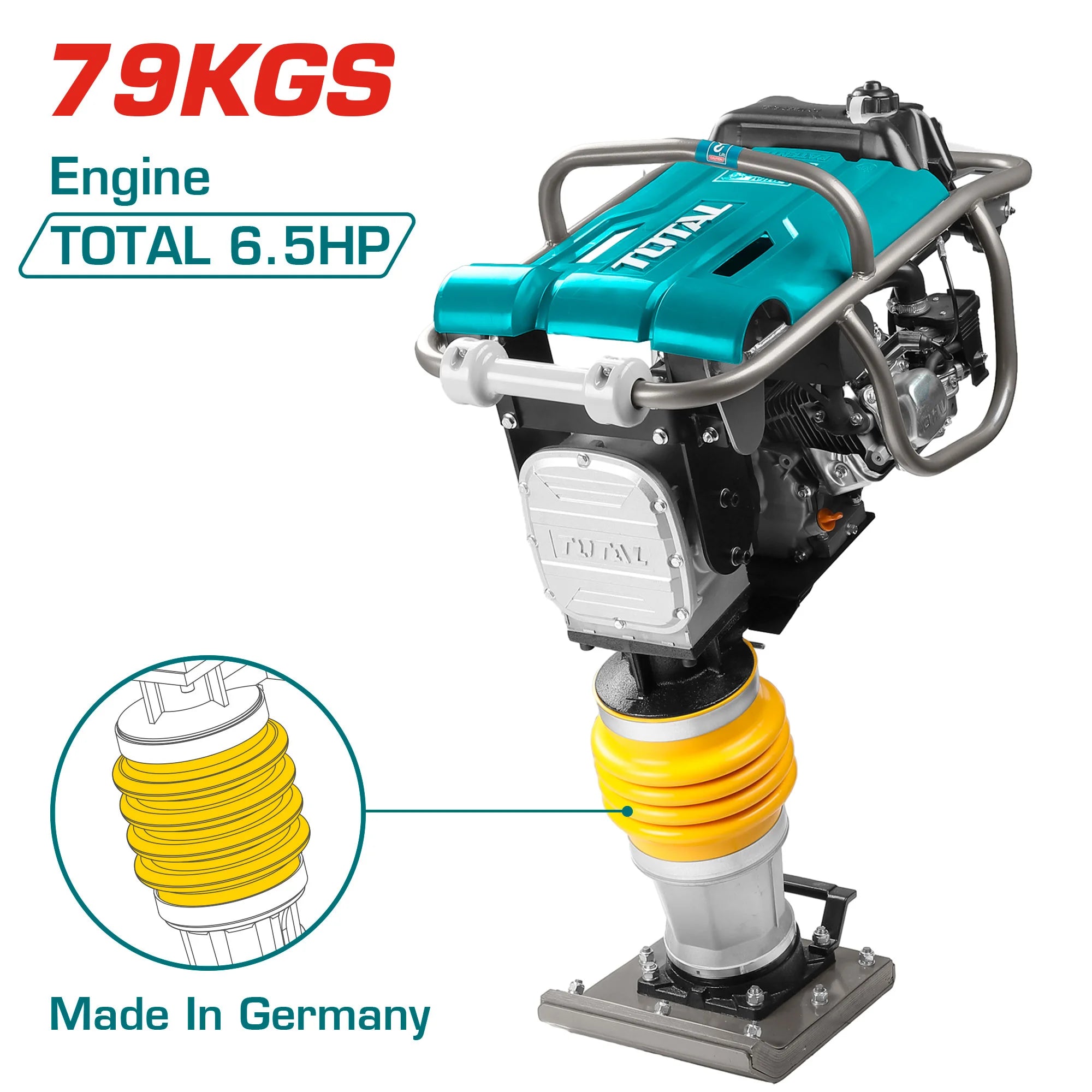 Bencinski nabijač 79kg, 4,8kW/10kN (TP880-2E) TOTAL