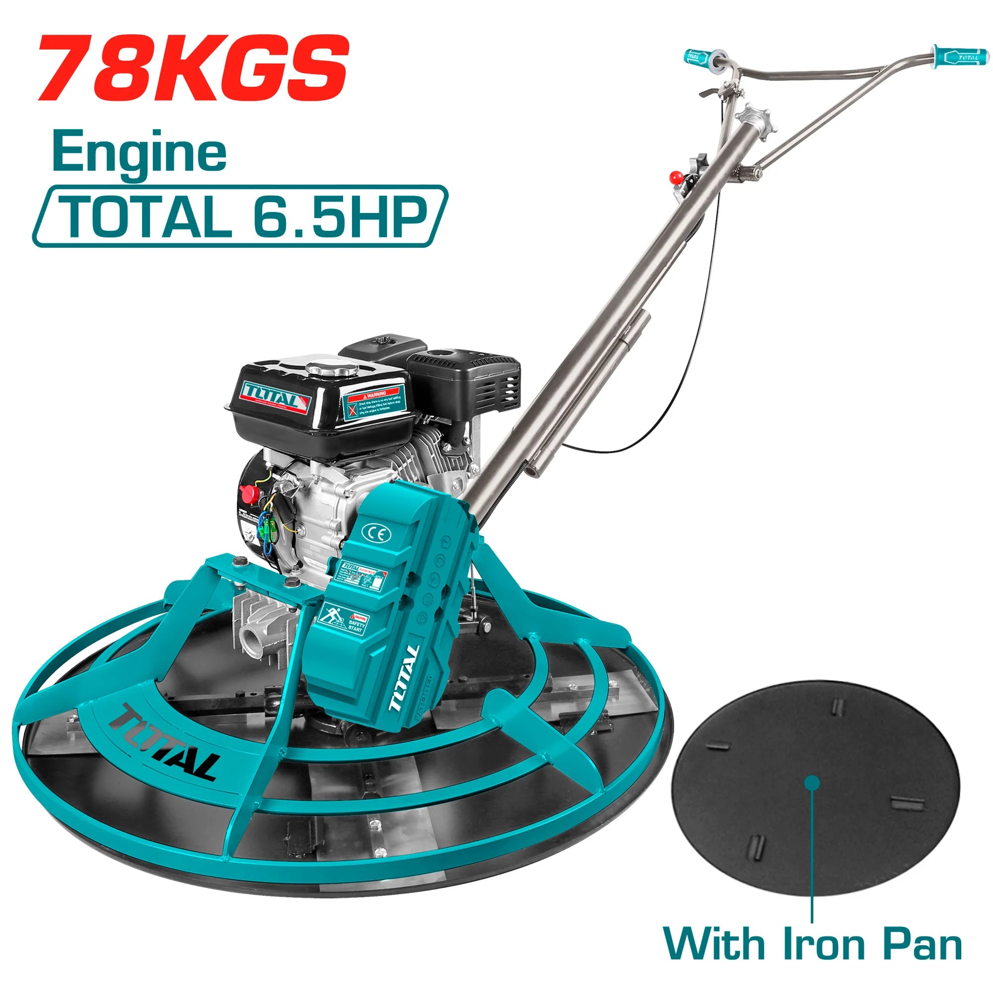 Bencinska gladilka 78kg, 4,8kW (TP9361-2E) TOTAL