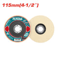 Polirni disk klobučevina 115×22,22 mm (TAC671151) TOTAL