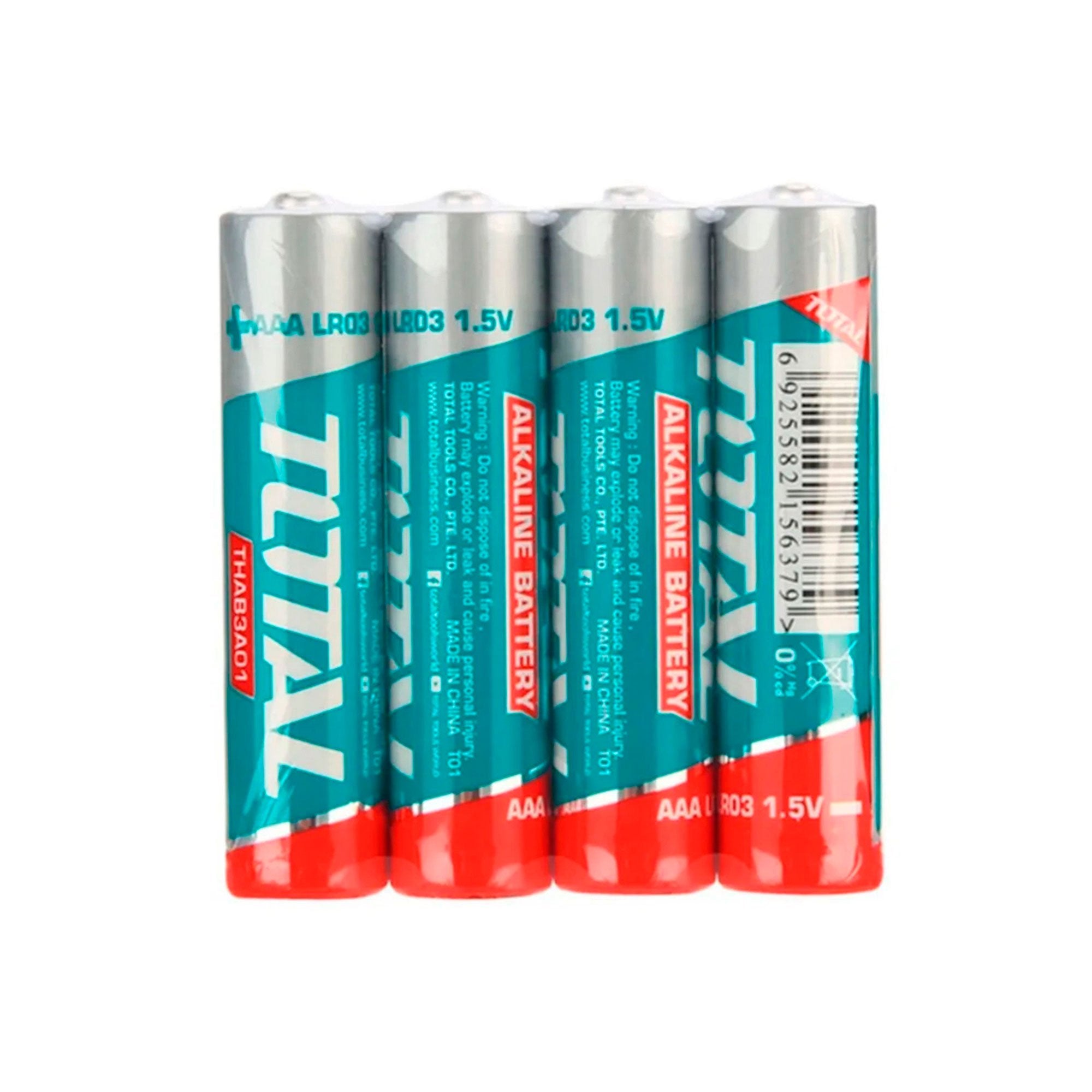 Alkalna baterija 1,5V / LR03 / AAA / 4pcs  (THAB3A01) TOTAL
