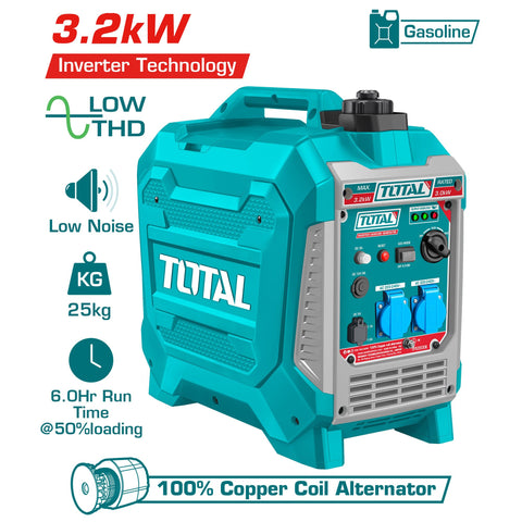 Inverterski bencinski generator 3.2KW/6.3L/  INDUSTRIAL (TP535006)