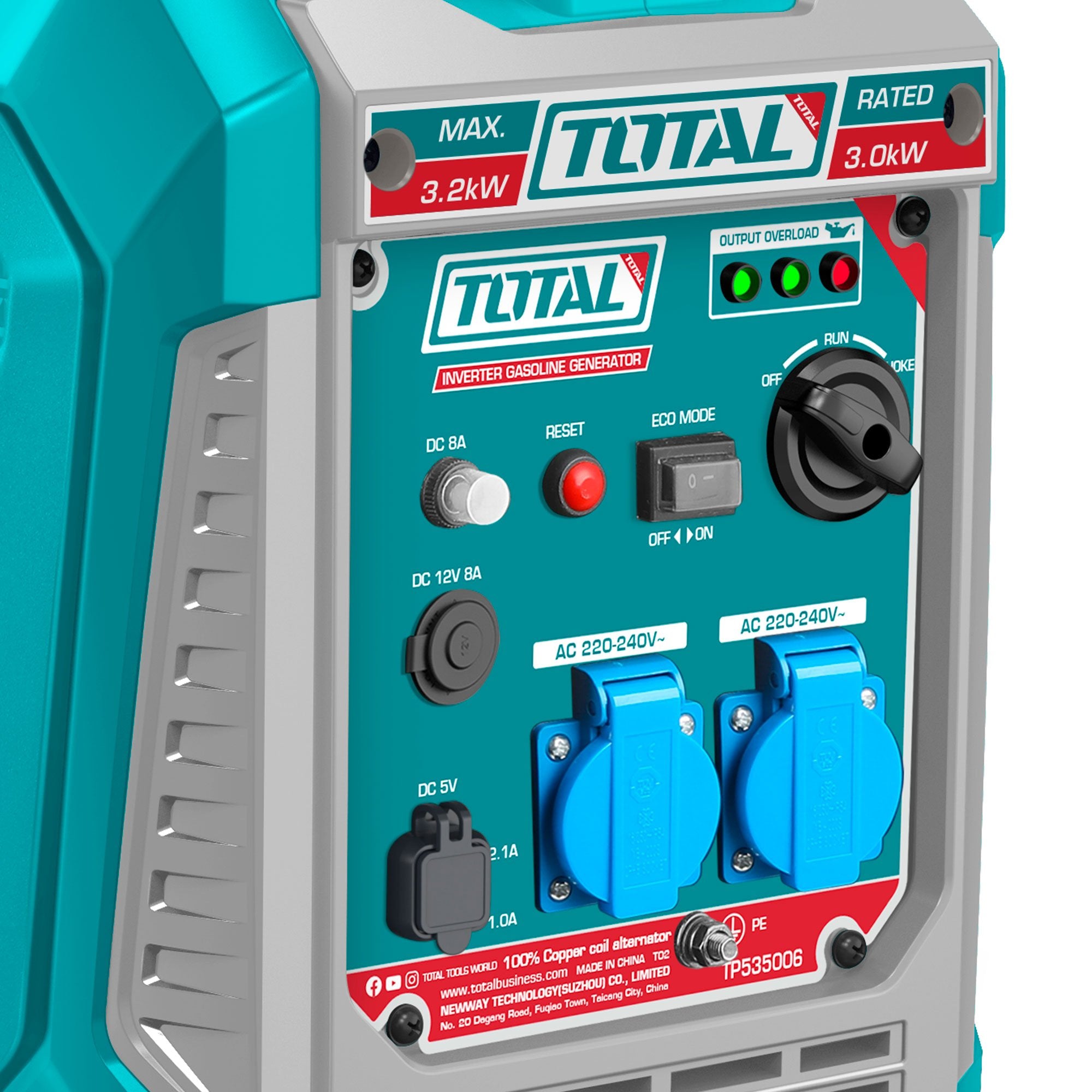 Inverterski bencinski generator 3.2KW/6.3L/  INDUSTRIAL (TP535006)